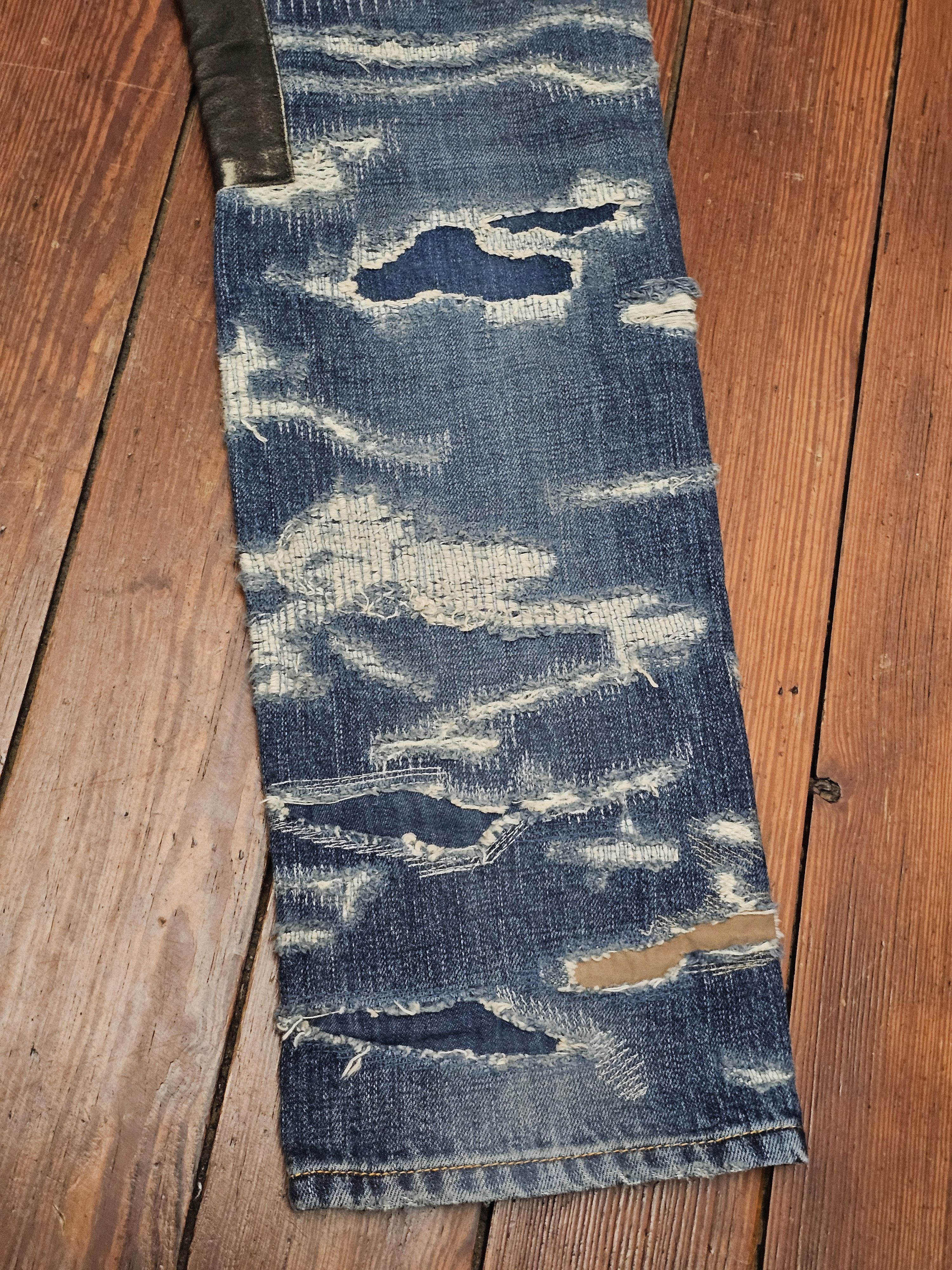 Givenchy Givenchy blue boro moleskin patch jeans, new with tags Size US 30 / EU 46 - 4 Thumbnail