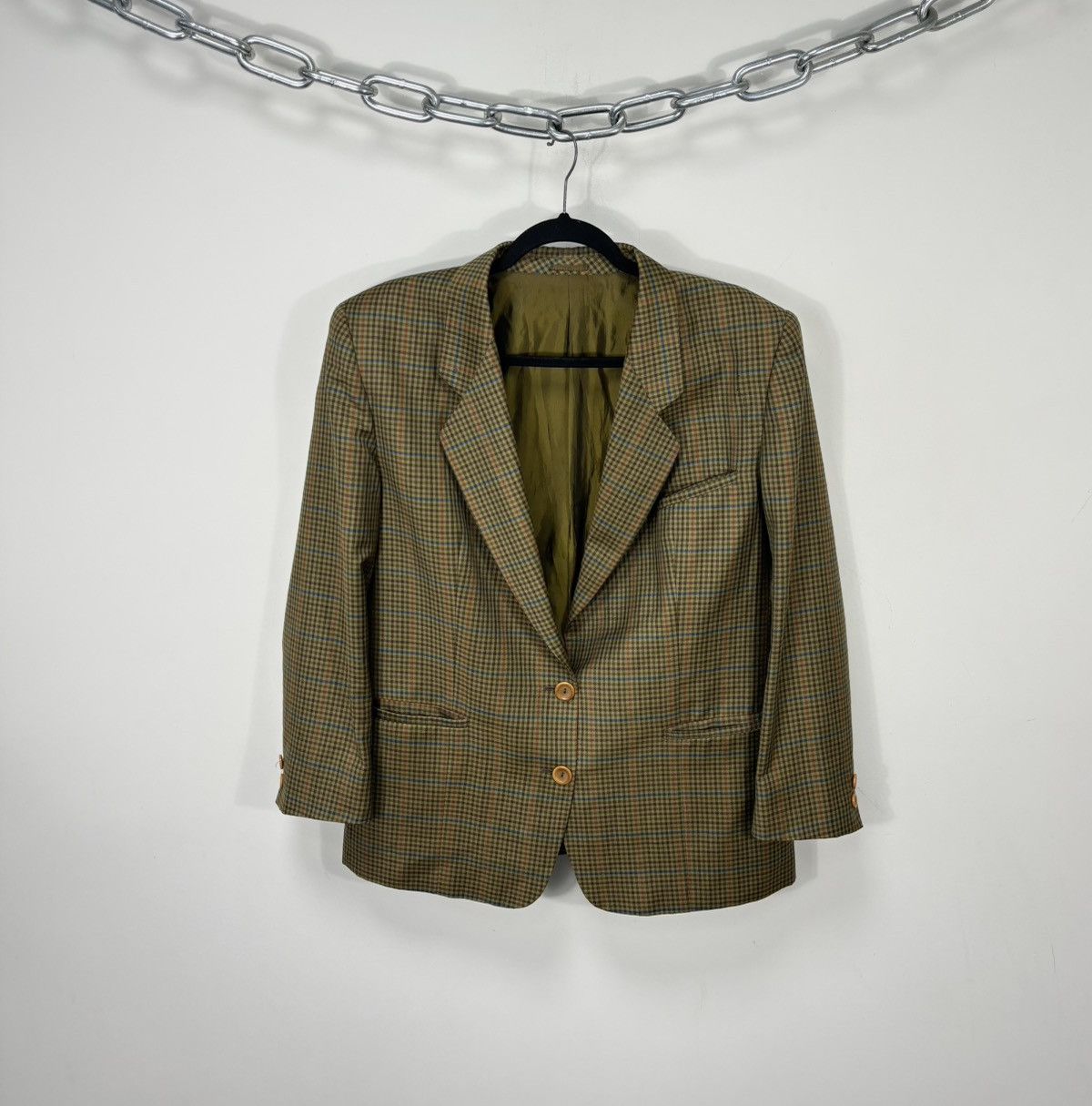 Ballantyne Vintage Davide Cenci X Ballantyne Check Wool Blazer Jacket Size 38R - 1 Thumbnail