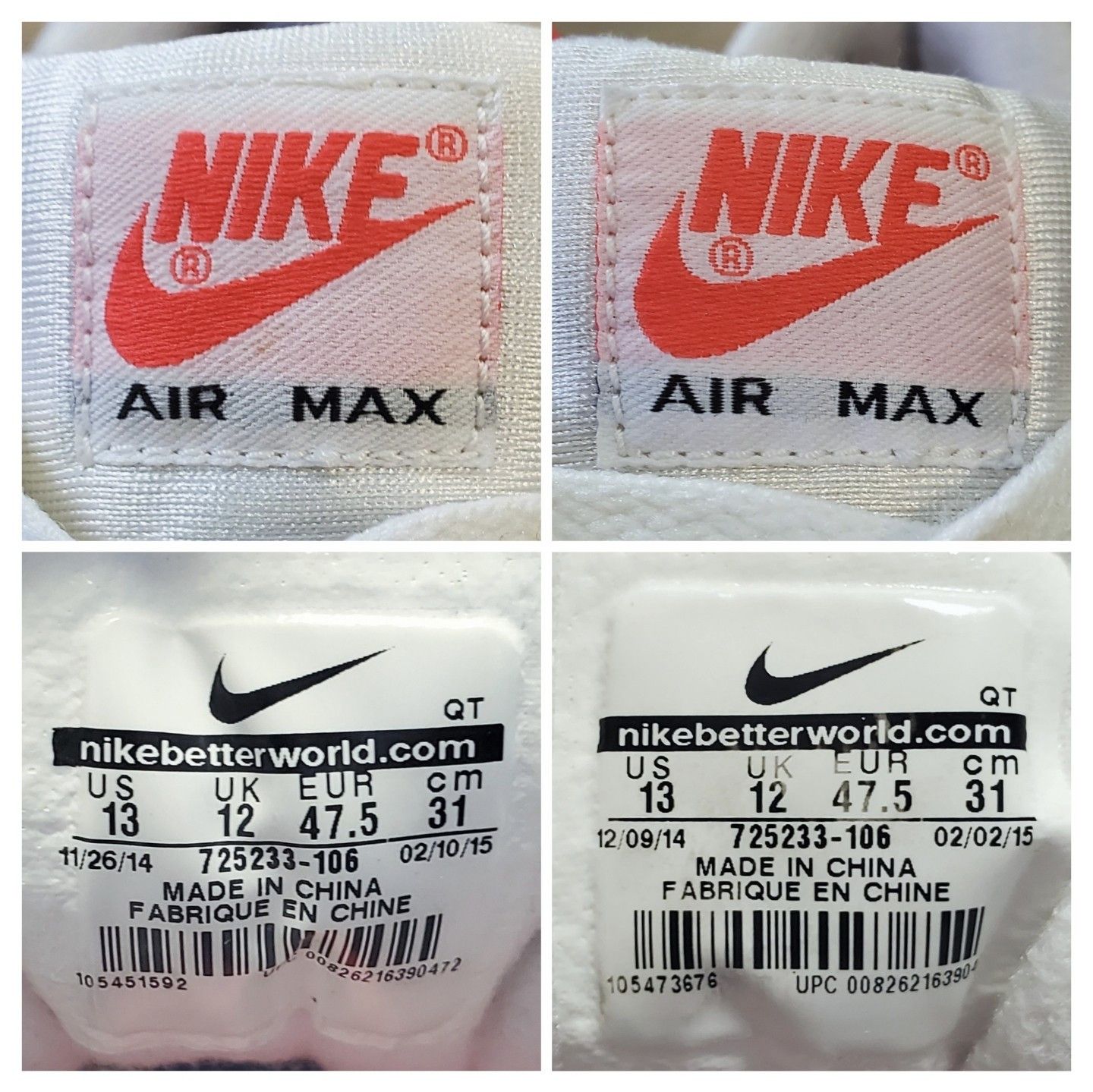Nike Nike Air Max 90 OG Infrared 2015 Size 13 725233-106 EUC Size US 13 / EU 46 - 12 Thumbnail