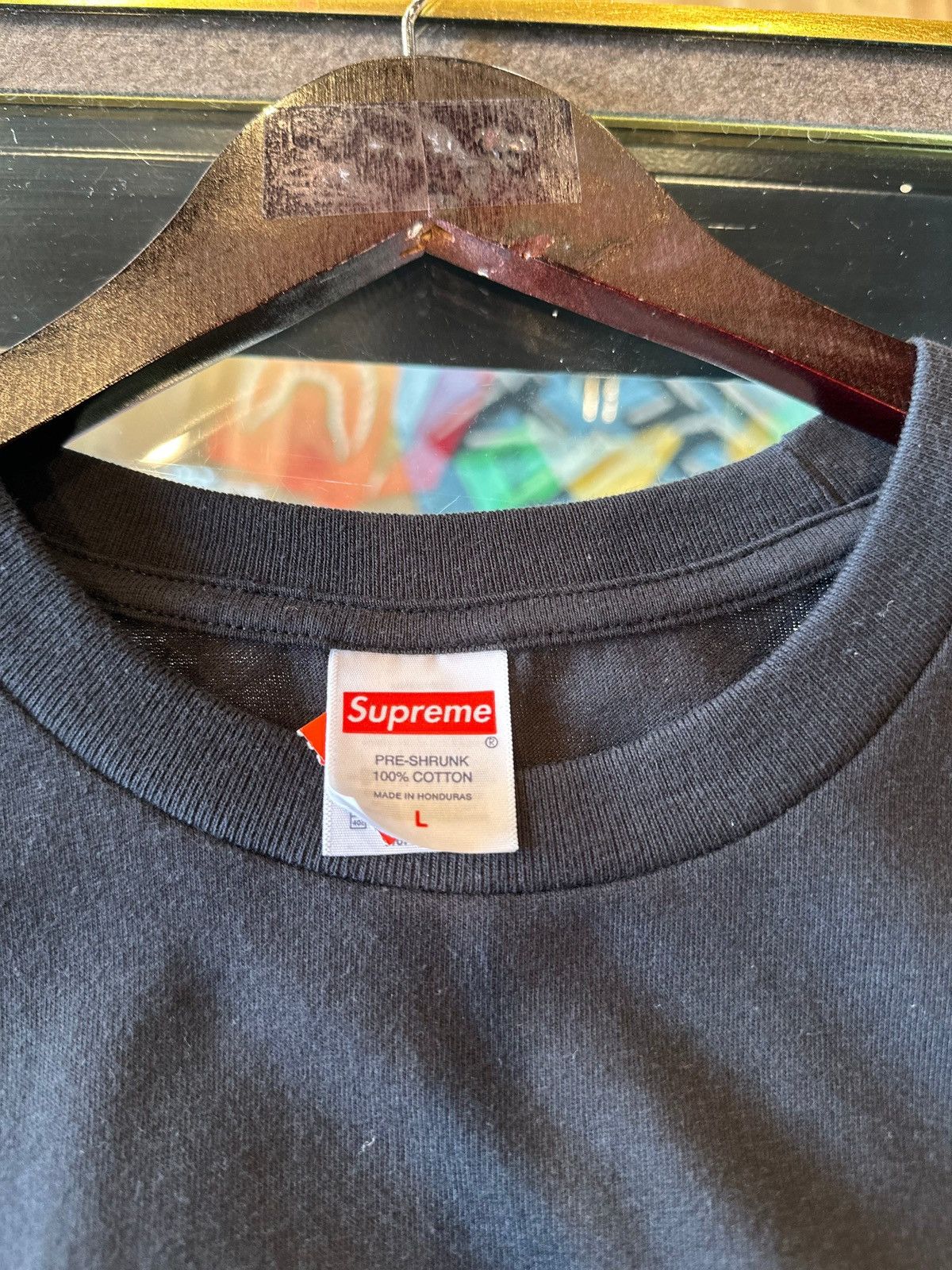 Supreme Supreme Drugs T-shirt Black DS Size L Size US L / EU 52-54 / 3 - 3 Thumbnail