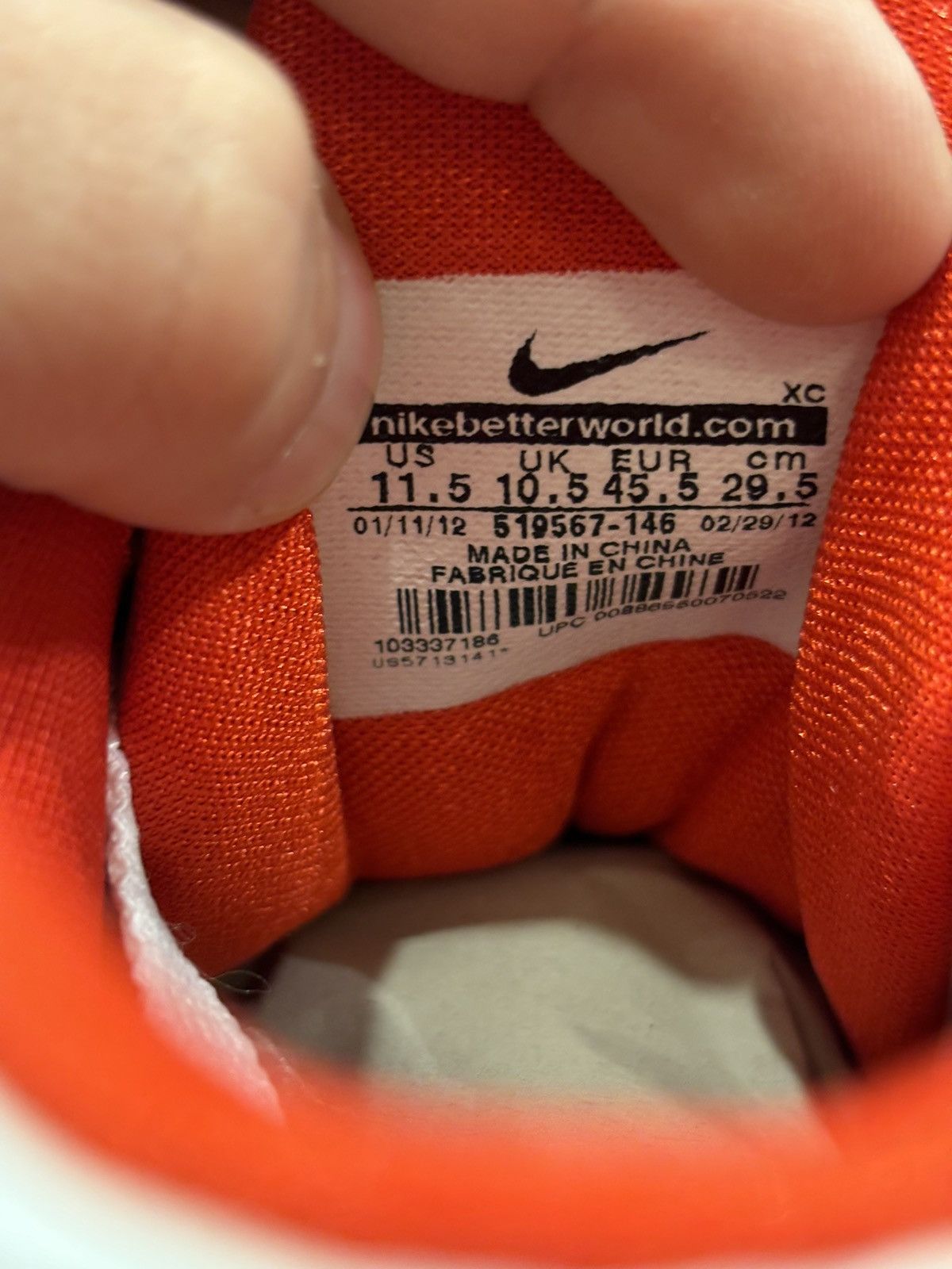 Nike Nike KD 4 N7 White Size US 11.5 / EU 44-45 - 5 Thumbnail