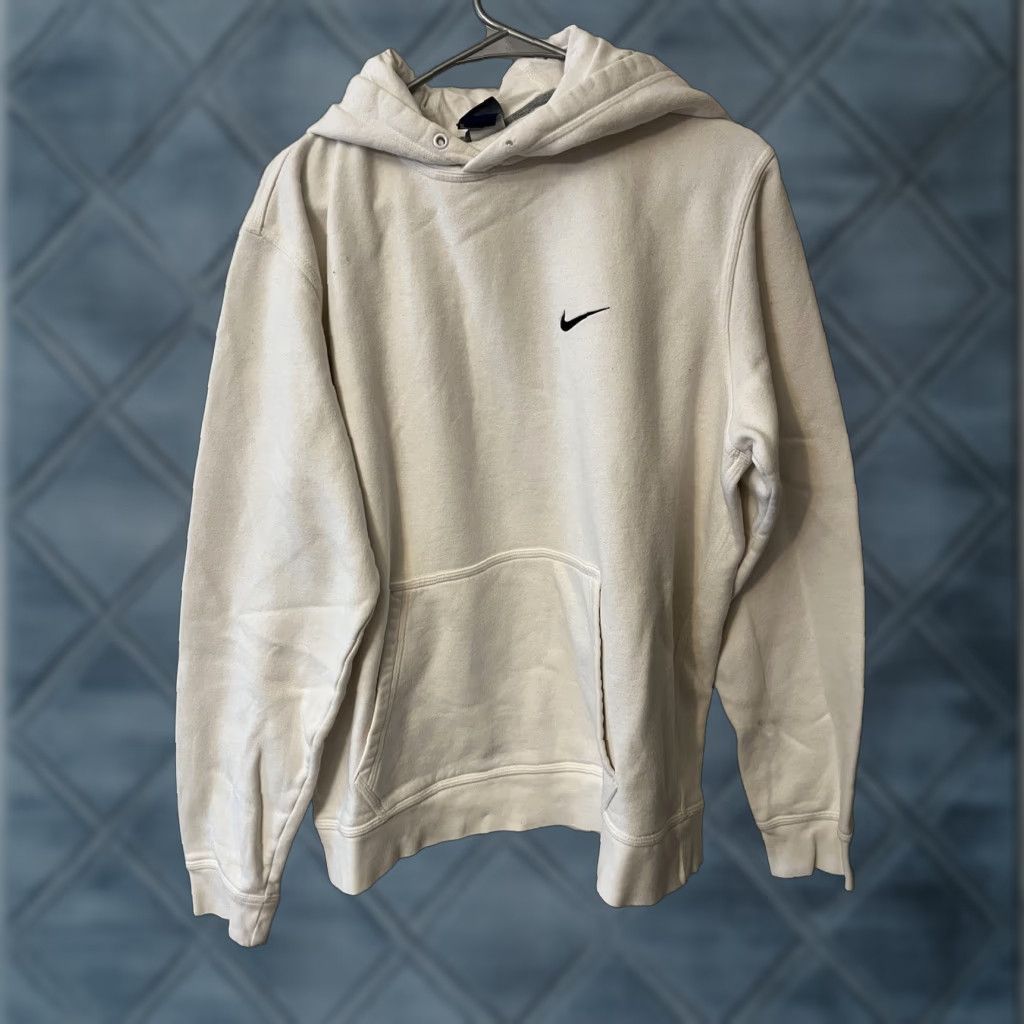 Nike Nike Hoodie Sweat Shirt Pullover Club Men XL White Size US XL / EU 56 / 4 - 1 Thumbnail