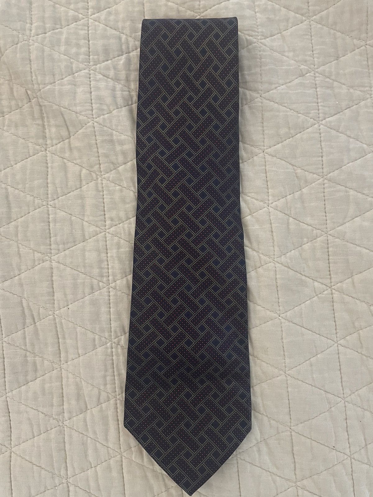 Stefano Ricci Stefano Ricci Print Woven Silk Power Necktie Size ONE SIZE - 1 Thumbnail