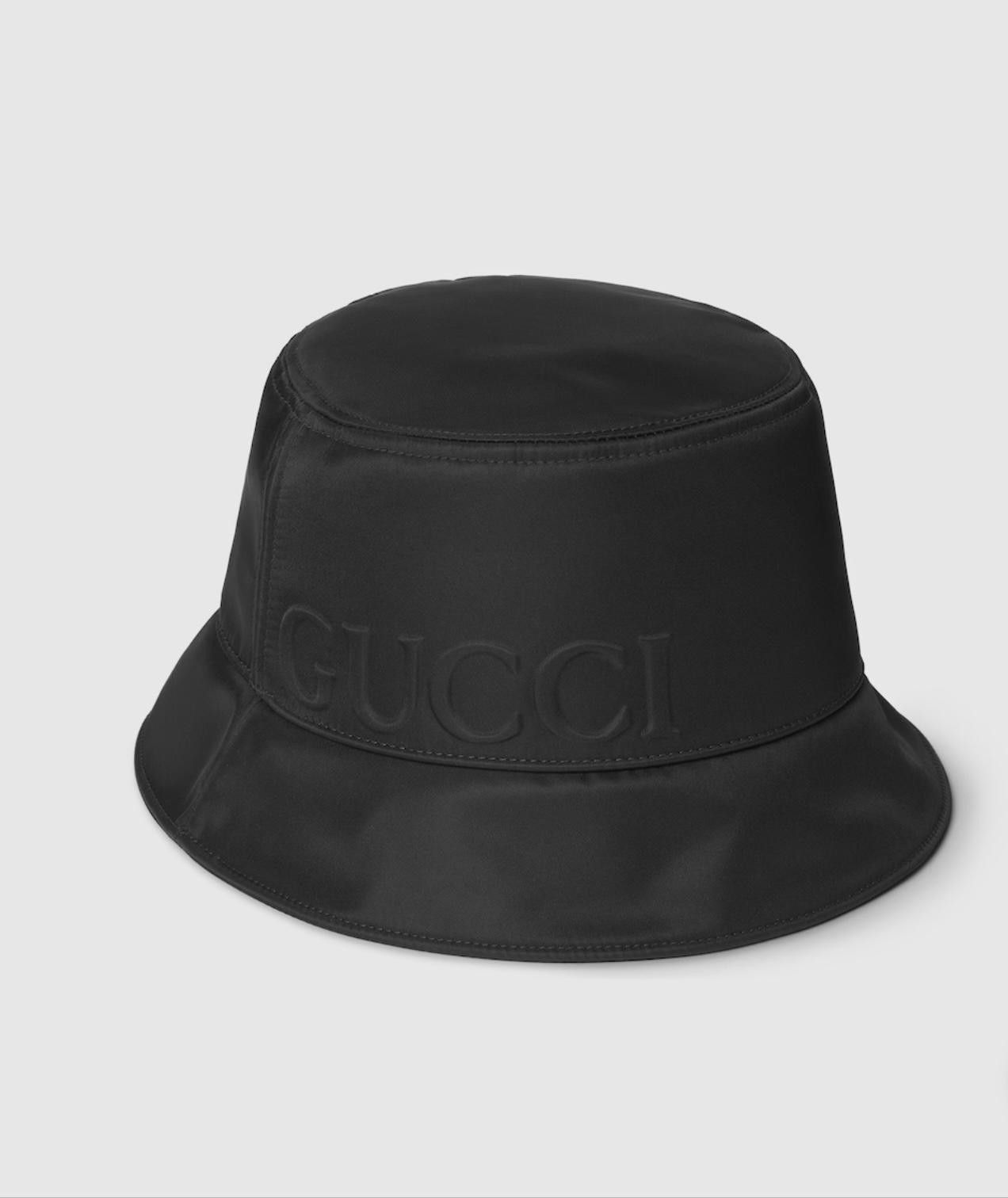 Gucci GUCCI NYLON BUCKET HAT WITH GUCCI LOGO SIZE M Size ONE SIZE - 3 Thumbnail