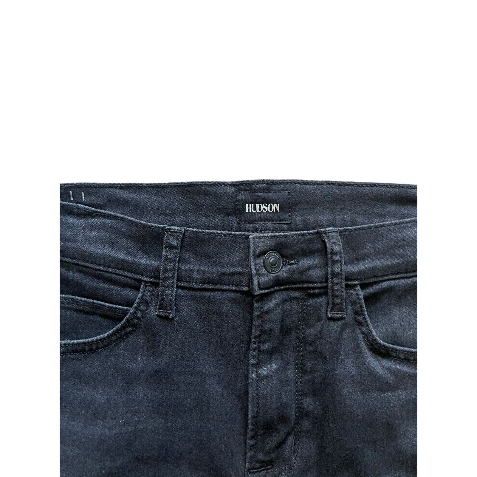 Hudson Hudson Jeans Ace Skinny Mens Denim Black $175 Size 32/32 Size US 32 / EU 48 - 3 Thumbnail