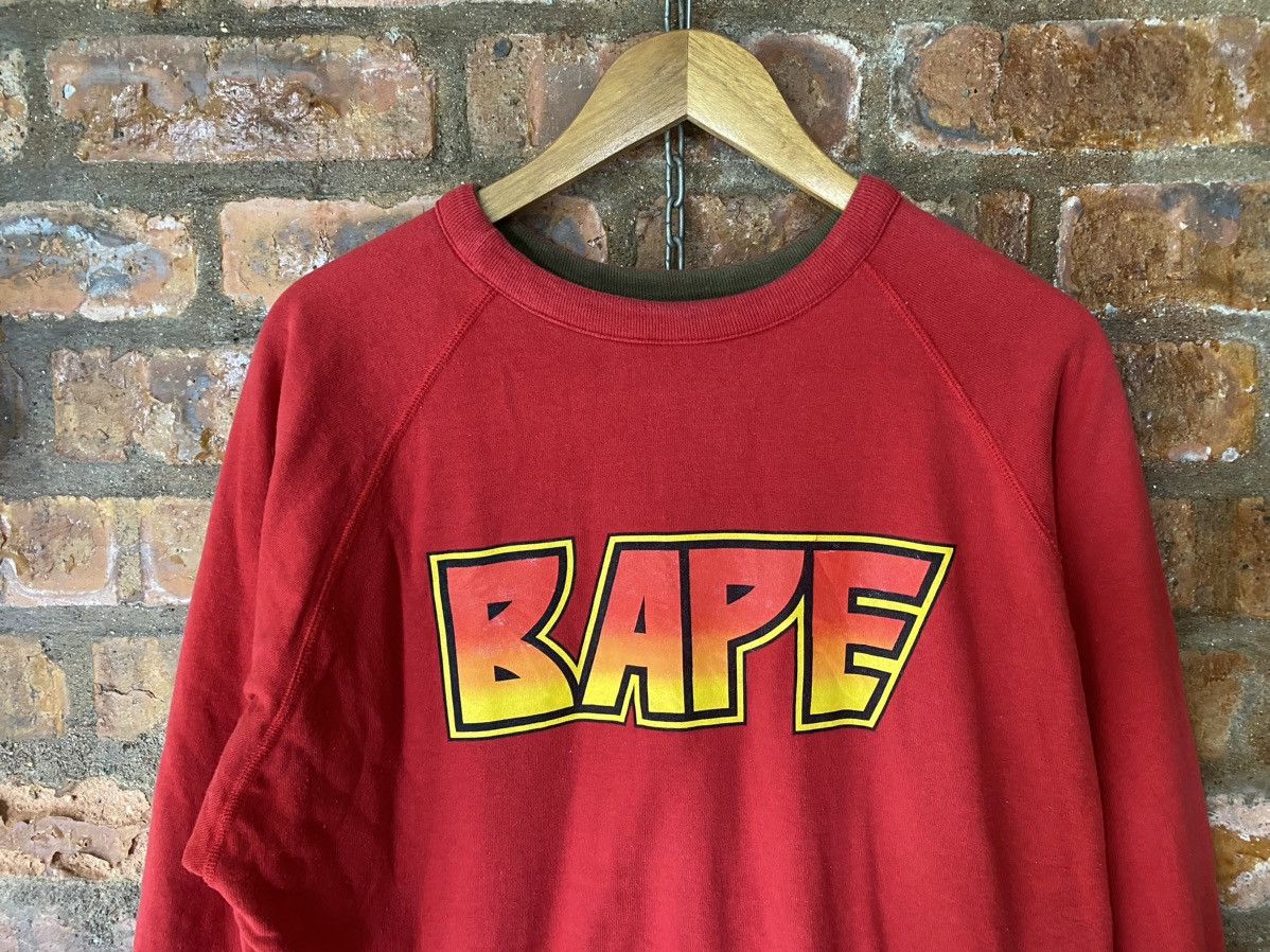 Bape AW2005 BAPE kiss Anarchy college Star reversible sweat Size US L / EU 52-54 / 3 - 5 Thumbnail