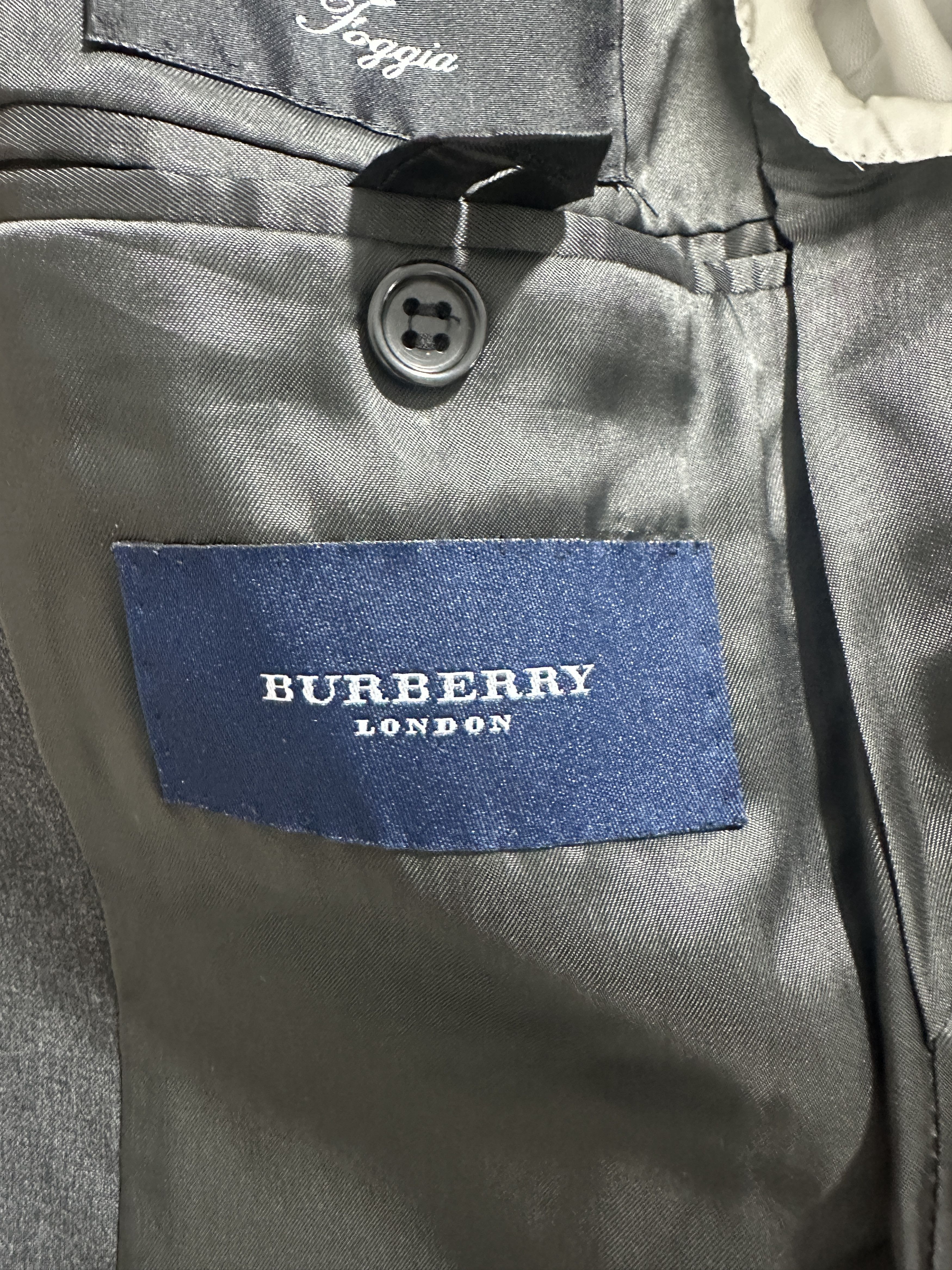 Burberry Burberry London Super 100s Wool Herringbone Blazer 48 IT Size 48R - 4 Thumbnail