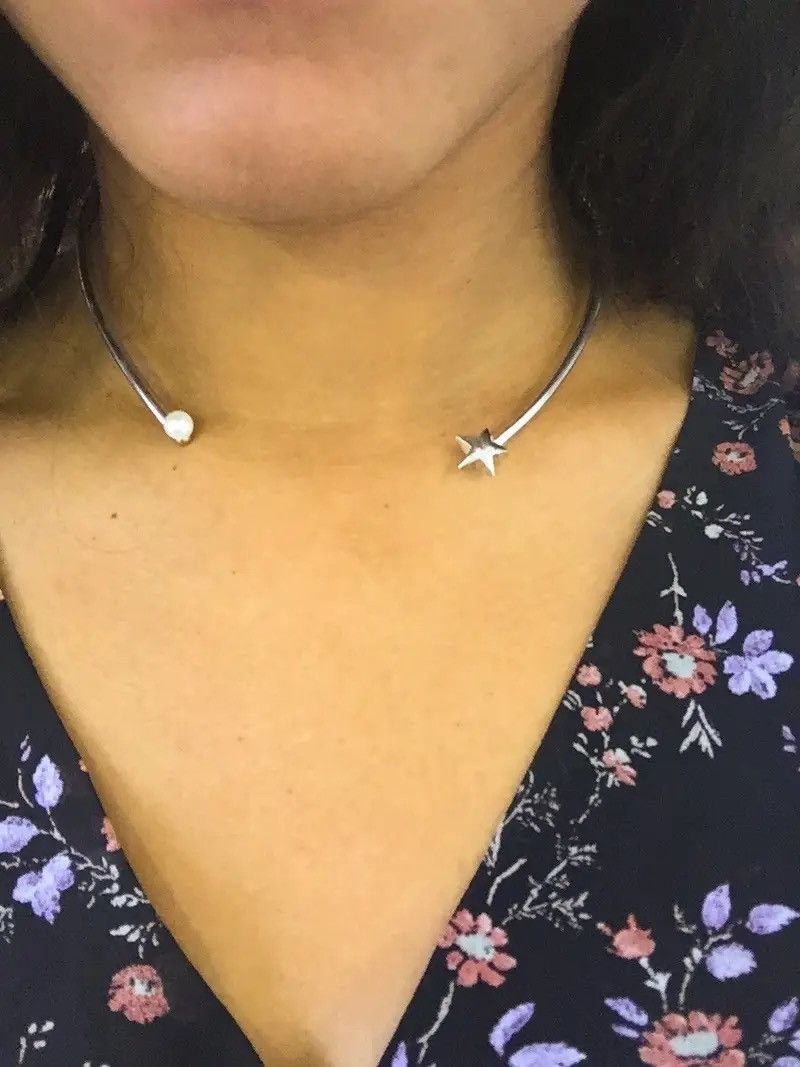 Pamela Love PAMELA LOVE Star Age Pearl Collar 10K Gold Choker Brass Size ONE SIZE - 8 Thumbnail