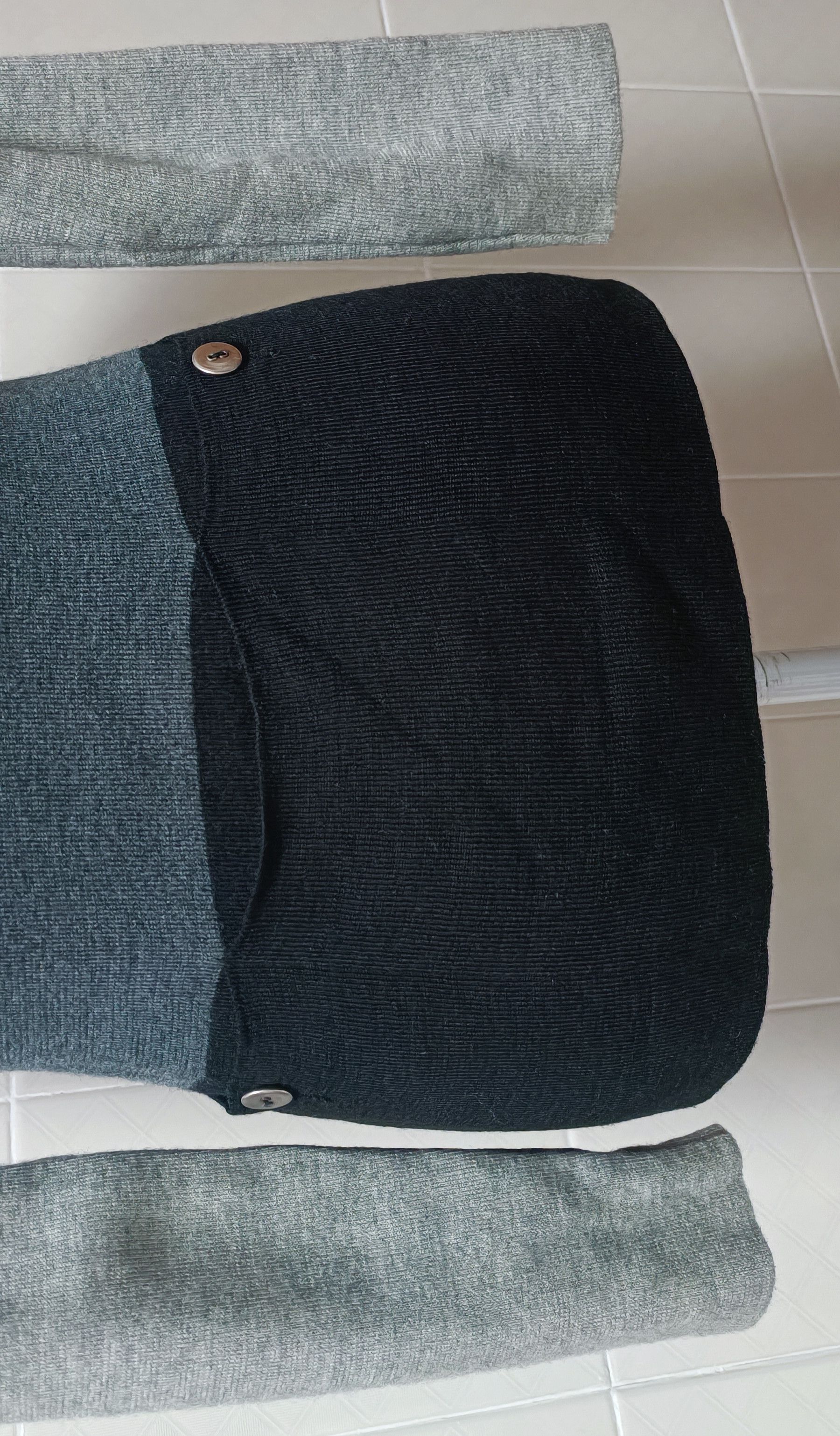Jean Paul Gaultier Gray wool knit sweater with back pocket. Size S / US 4 / IT 40 - 4 Thumbnail