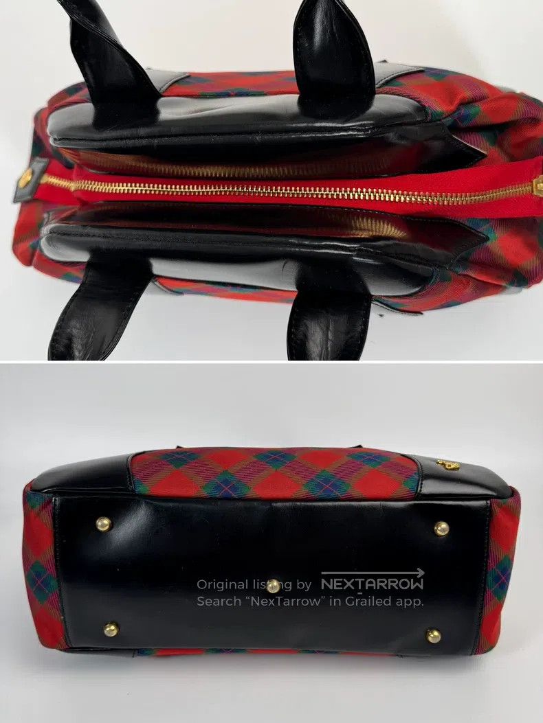 Vivienne Westwood Vivienne Westwood size os Red and Black Plaid Bowling Bag / Size ONE SIZE - 5 Thumbnail