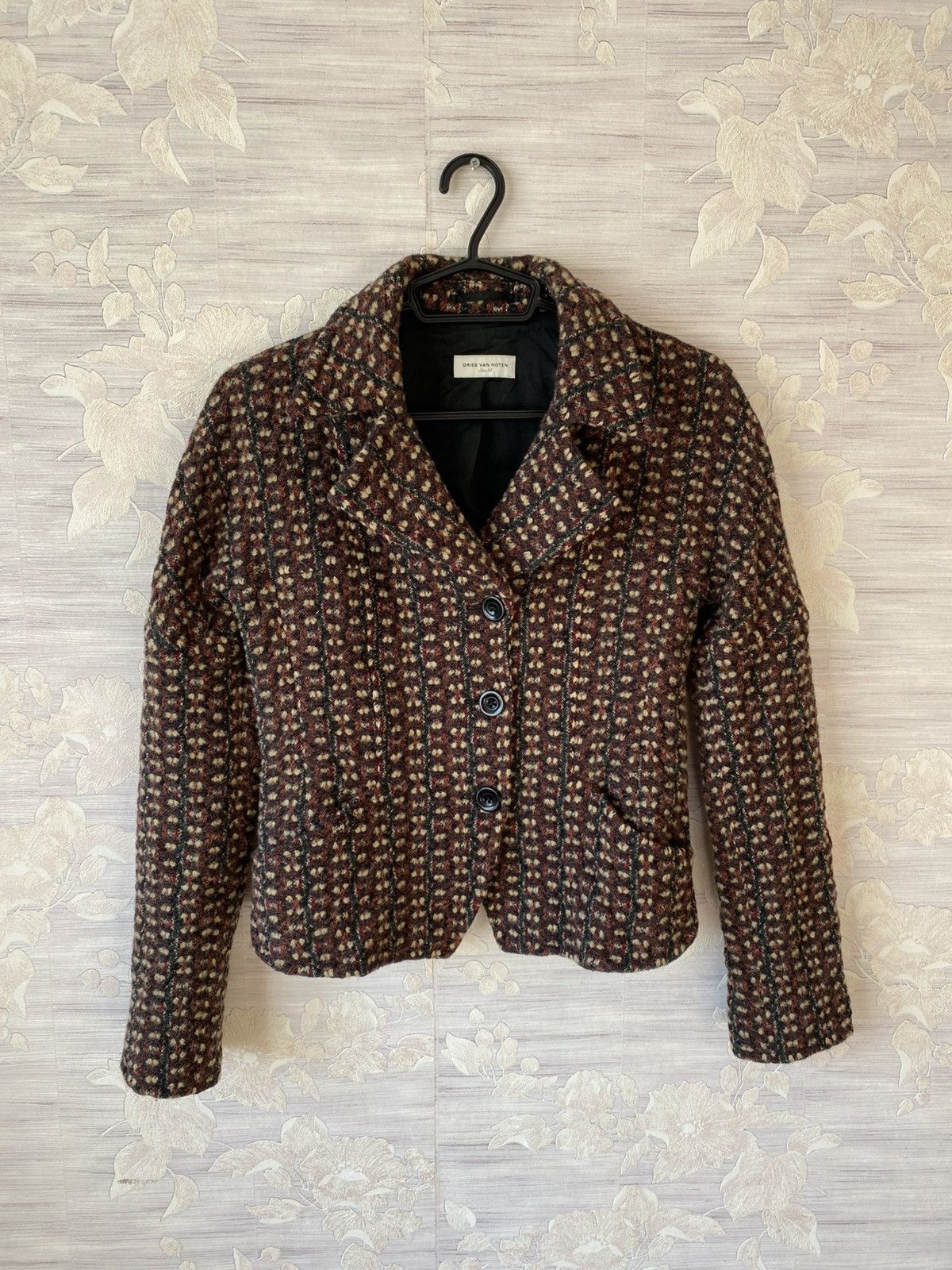 Dries Van Noten DRIES VAN NOTEN Wool Blazer Jacket Size XS / US 0-2 / IT 36-38 - 1 Thumbnail