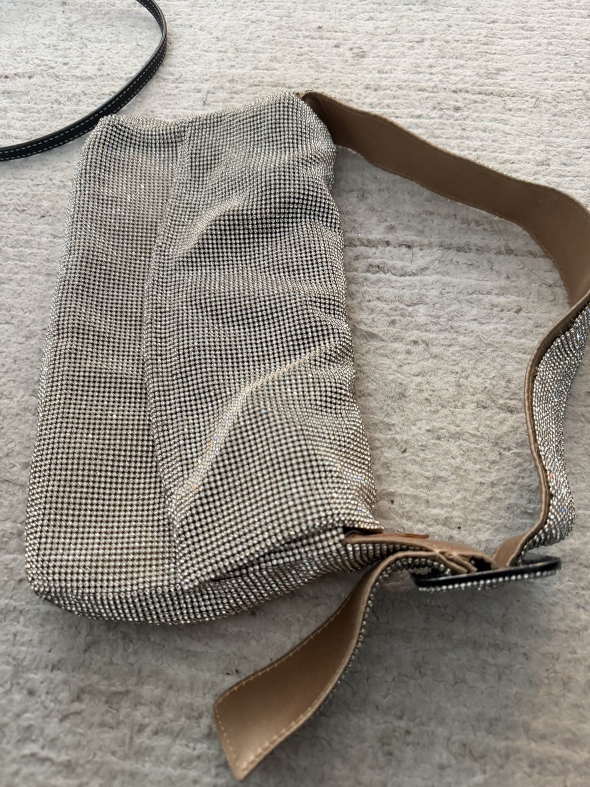 Benedetta Bruzziches Glittery Crystal Shoulder Bag Benedetta Bruzziches Size ONE SIZE - 1 Thumbnail