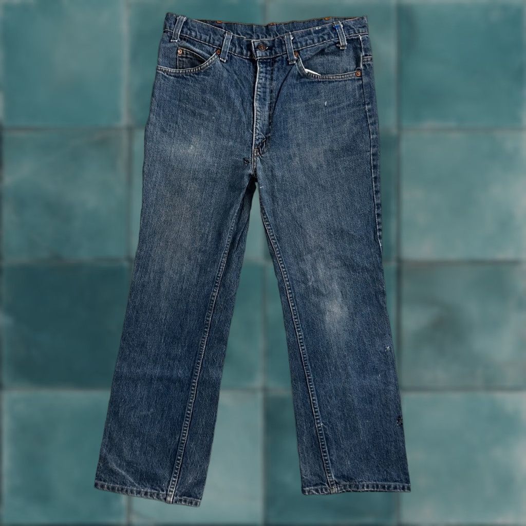 Levi's VINTAGE Levi's 517 Jeans 32x26 USA Blue Bootcut 80s Orange Tab Denim Classic Mens Size US 32 / EU 48 - 1 Thumbnail