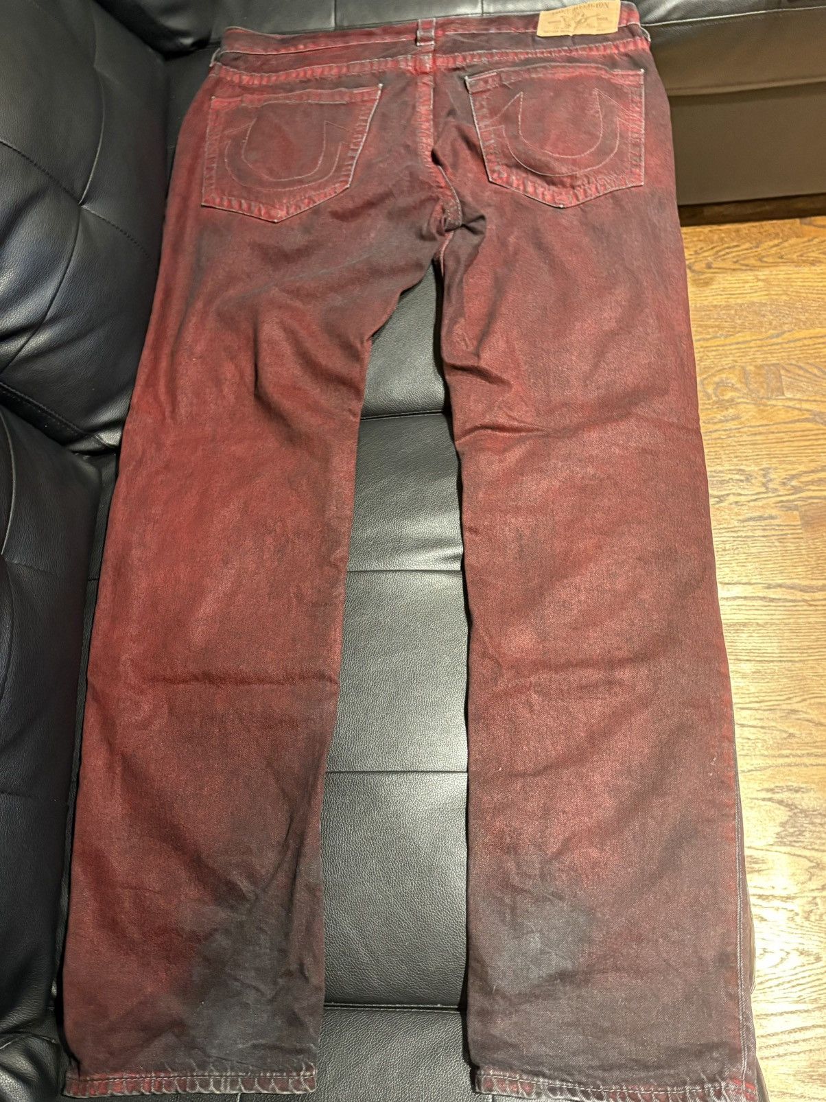 True Religion Blood red True Religion jeans Size US 36 / EU 52 - 1 Thumbnail
