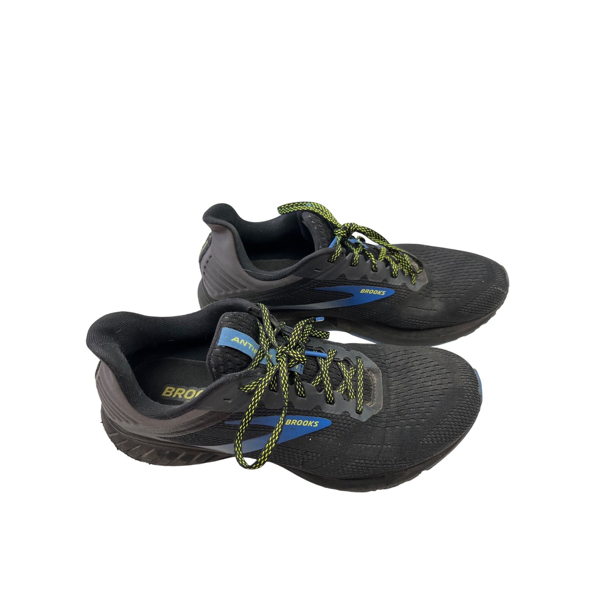 Brooks Brooks Anthem 5 mens black blue running sneakers sz 10M SKU Size US 10 / EU 43 - 15 Thumbnail