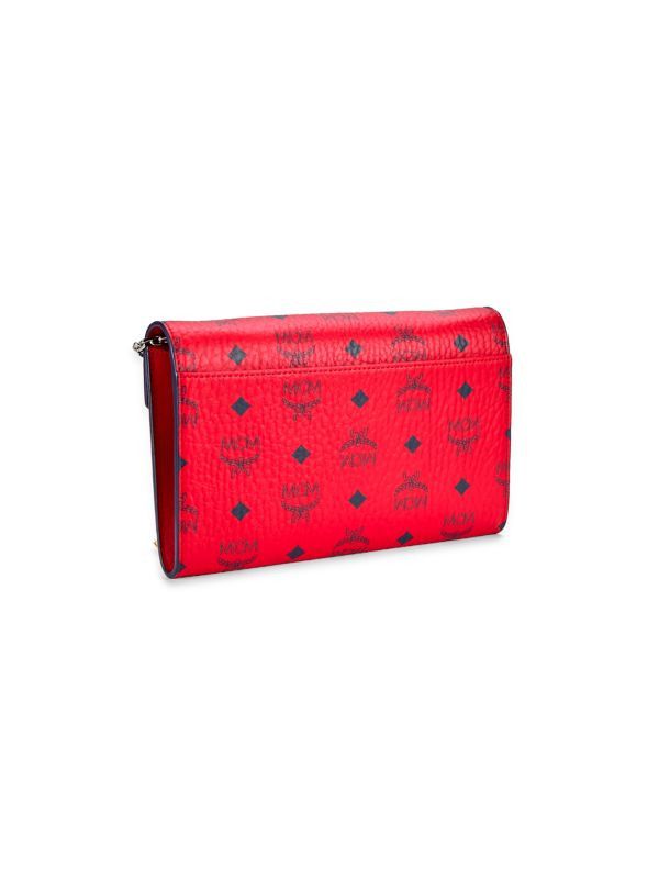 MCM o1mt1gz0225 Size: OS / Fold Large Wallet in Red Size ONE SIZE - 4 Thumbnail