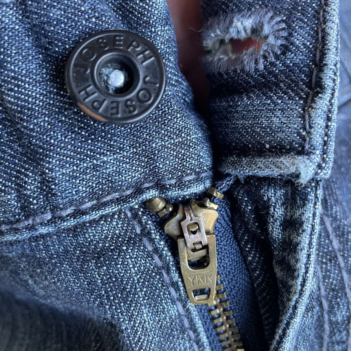 JOSEPH HOMME 🔥🇯🇵Vintage Joseph Homme Stoned Washed Slim Fit Denim Jeans Size US 32 / EU 48 - 9 Thumbnail
