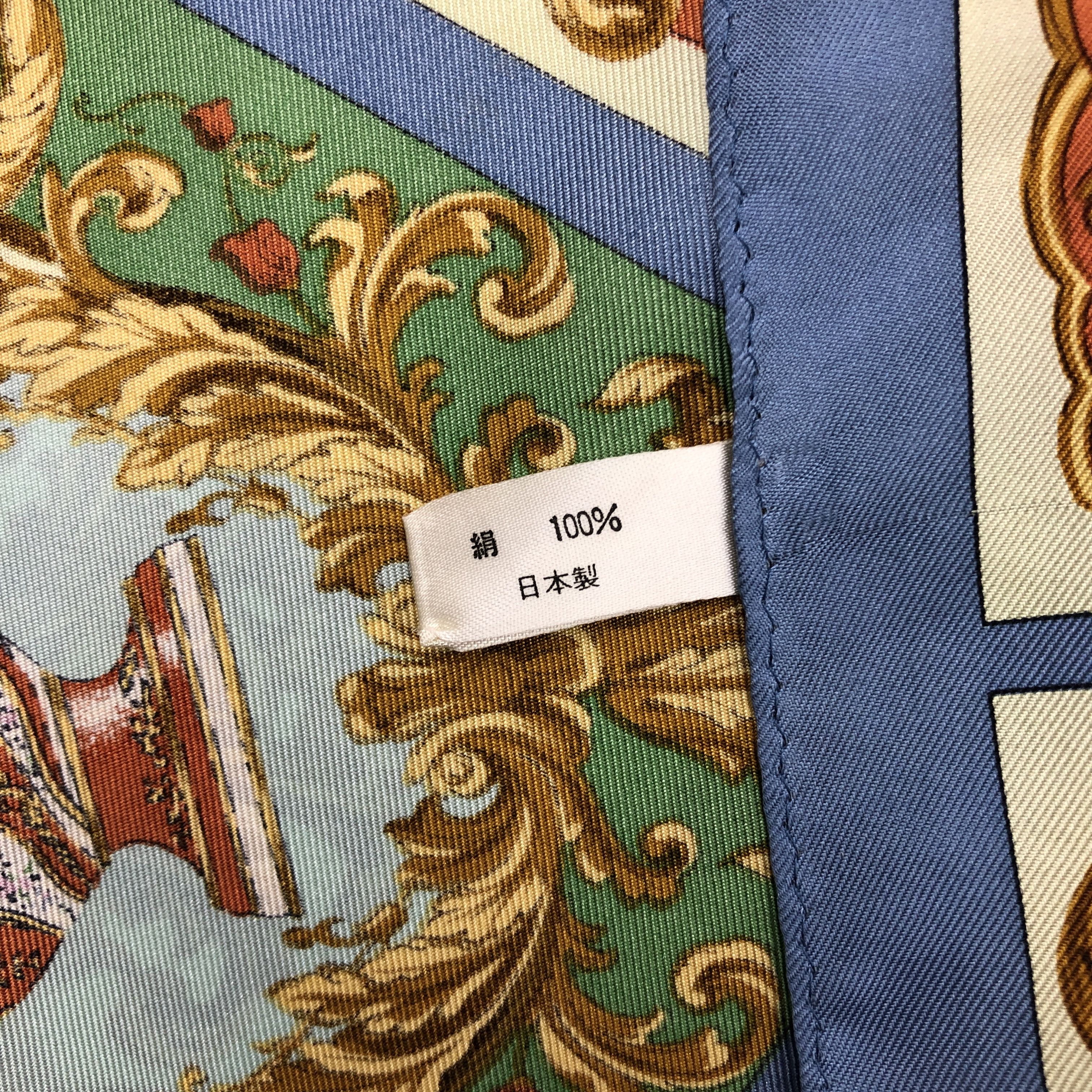 Japanese Brand Vintage Louis Joone SILK Scarf Twill Stole Wraps Scarves Size ONE SIZE - 7 Thumbnail