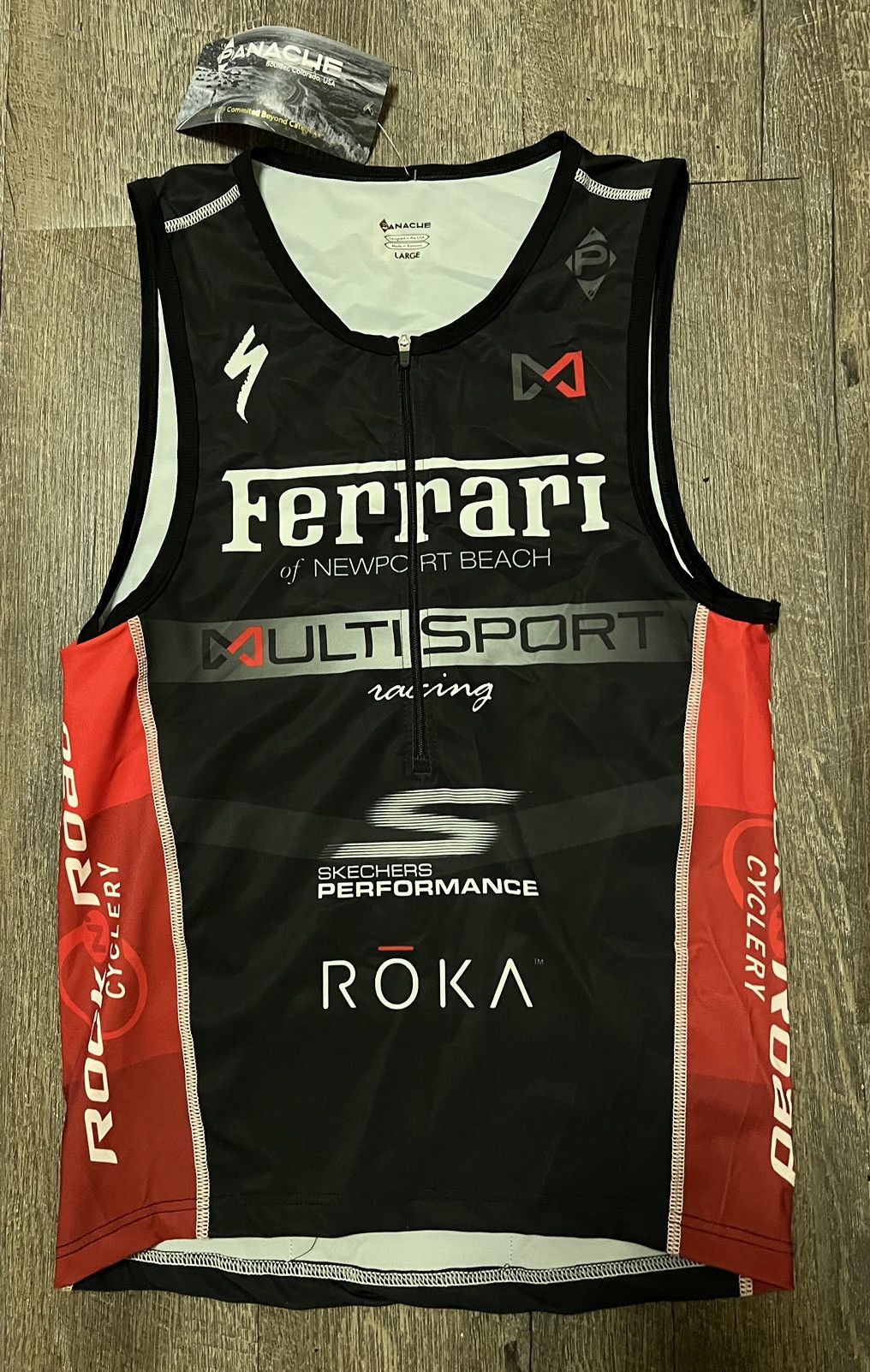 Ferrari Panache Ferrari Racing Cycling Jersey size Large Size US L / EU 52-54 / 3 - 1 Thumbnail