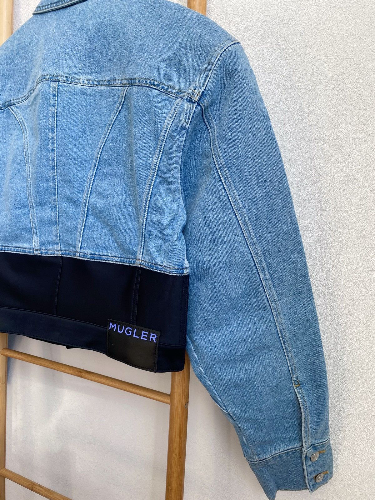 H&M × Mugler × Thierry Mugler Mugler x H&M Denim Jacket Size L Size US L / EU 52-54 / 3 - 23 Thumbnail