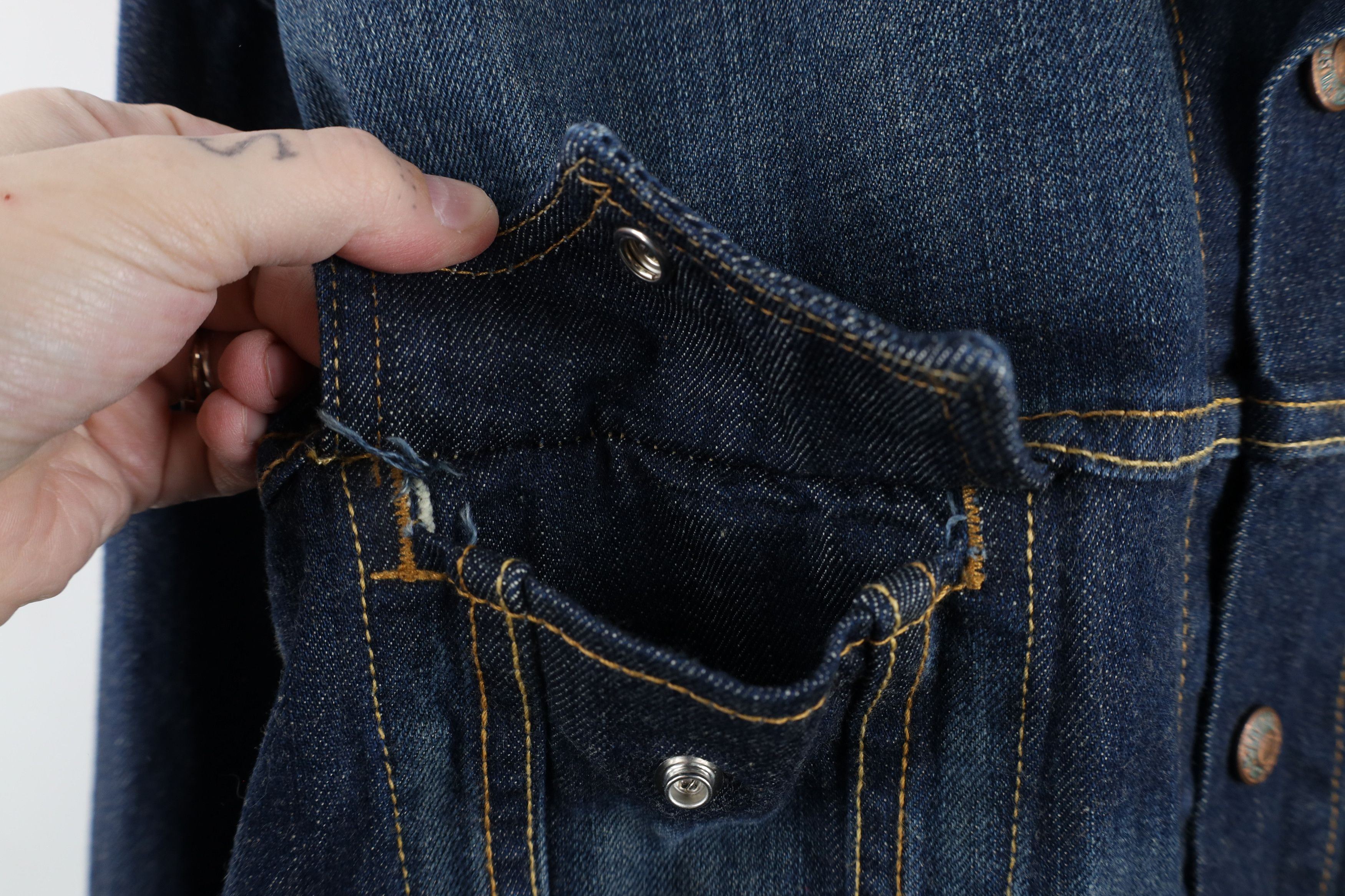 Levi's × Vintage Vintage Y2K Levis Rider Denim Jean Trucker Jacket Coat Blue Size US XL / EU 56 / 4 - 7 Thumbnail