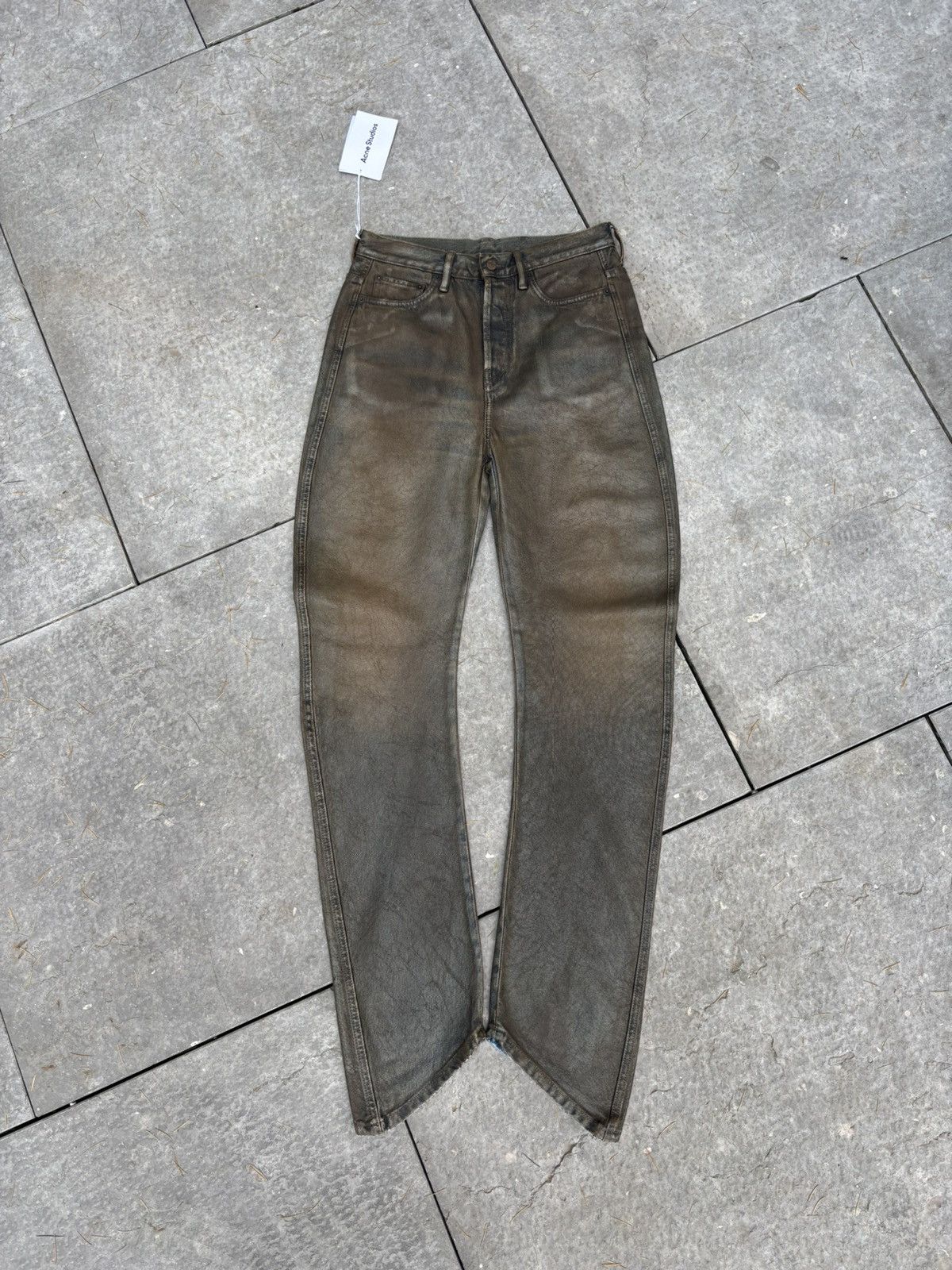 Acne Studios Acne Studios Dirty Coating Denim Size 24" / US 00 / IT 34 - 1 Thumbnail