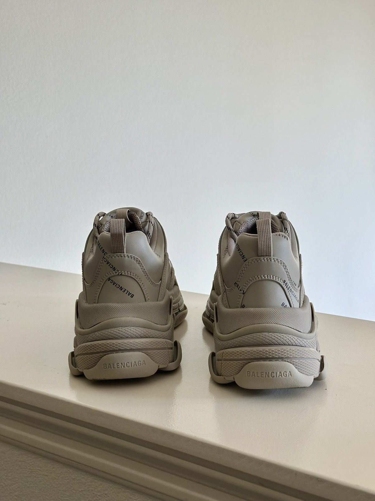 Balenciaga Balenciaga Triple S All Over Logo Sneaker Size US 8 / EU 41 - 6 Thumbnail
