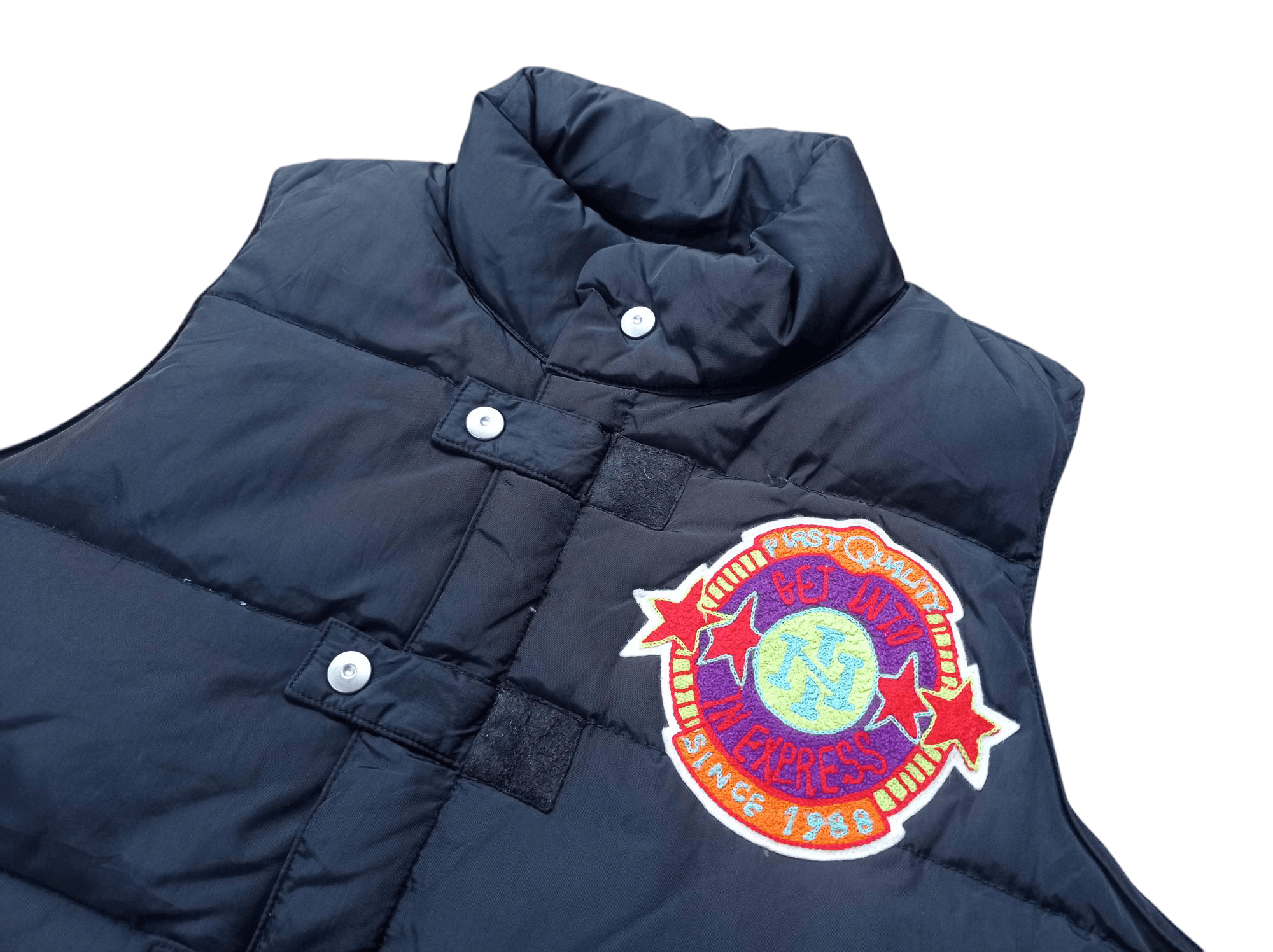 Designer × Japanese Brand I.N Express Nobuo Ikeda down vest jacket Size US L / EU 52-54 / 3 - 2 Thumbnail