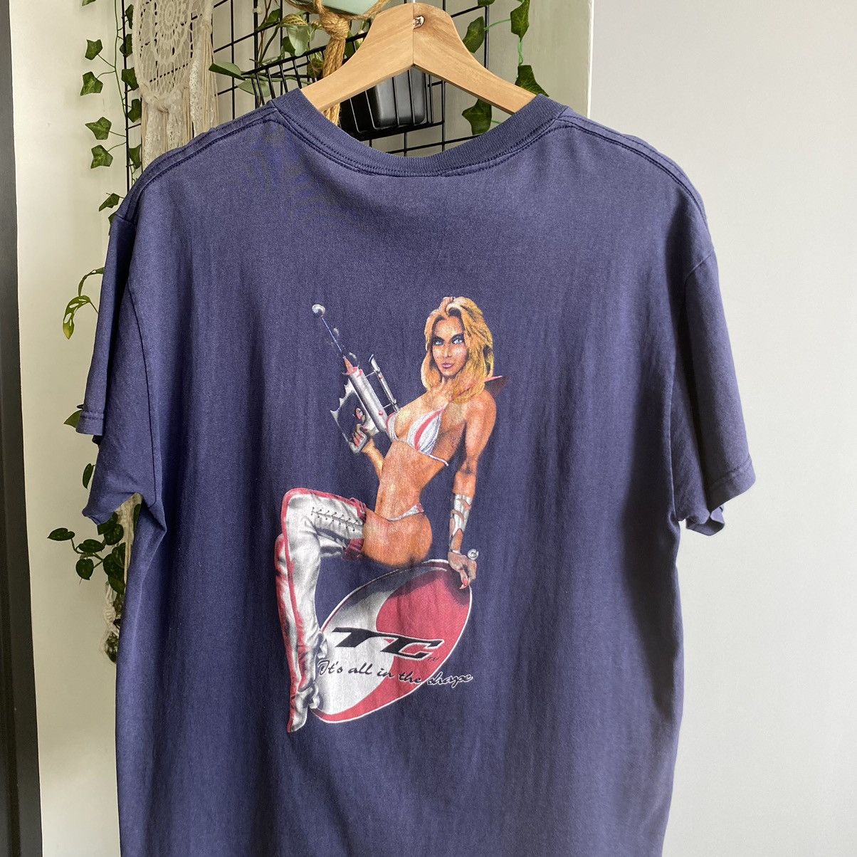 Vintage Thrashed Faded Vintage 90s T&C Surf Designs ERD GRUNGE TEE Size US L / EU 52-54 / 3 - 2 Thumbnail