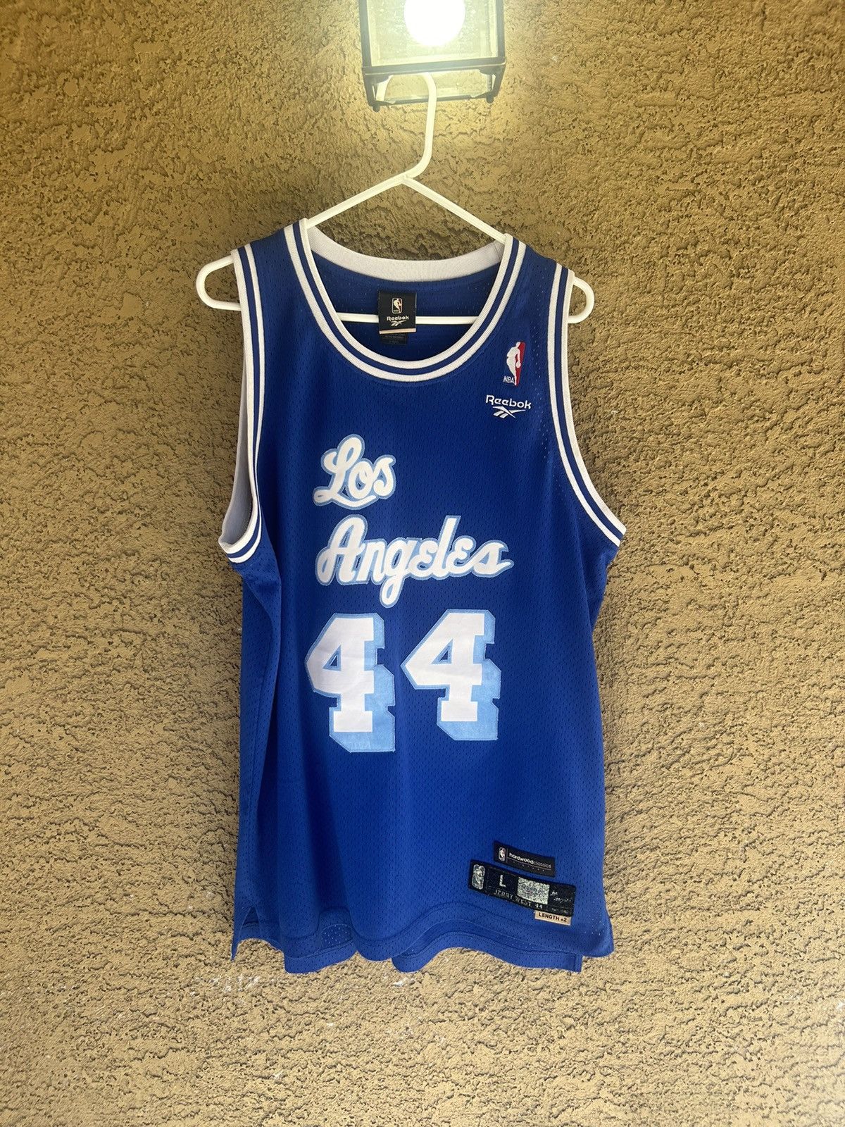 NBA × Vintage Los Angeles Lakers Jerry West Hardwood Classics Jersey Size US L / EU 52-54 / 3 - 4 Thumbnail