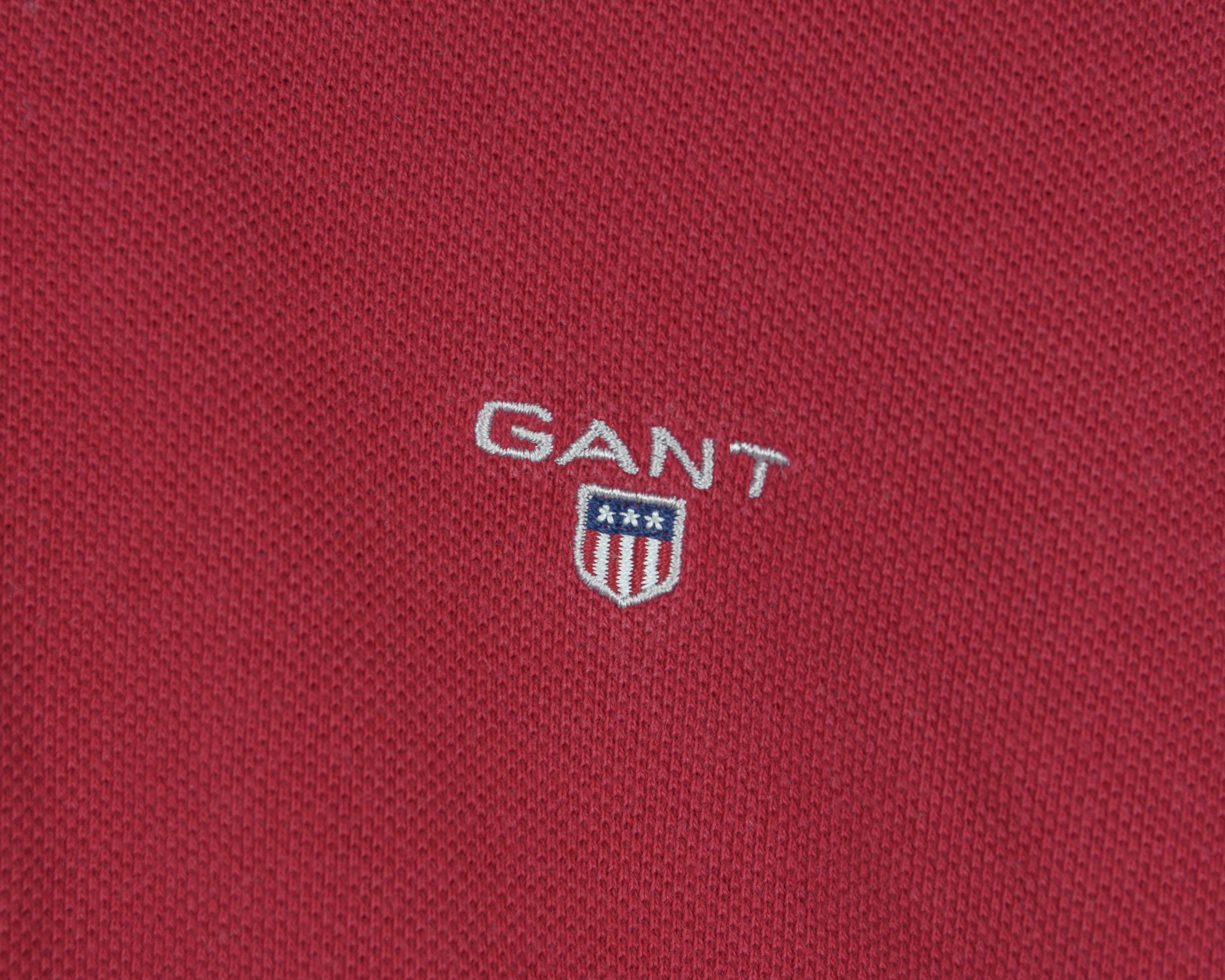 Gant Polo Shirt Long Sleeve Red Cotton Casual Formal Top Button Size US S / EU 44-46 / 1 - 3 Thumbnail