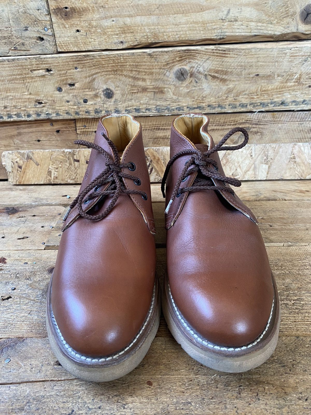 Red Wing Redwing chukka traction tread leather books uk 6.5D Size US 7.5 / EU 40-41 - 3 Thumbnail