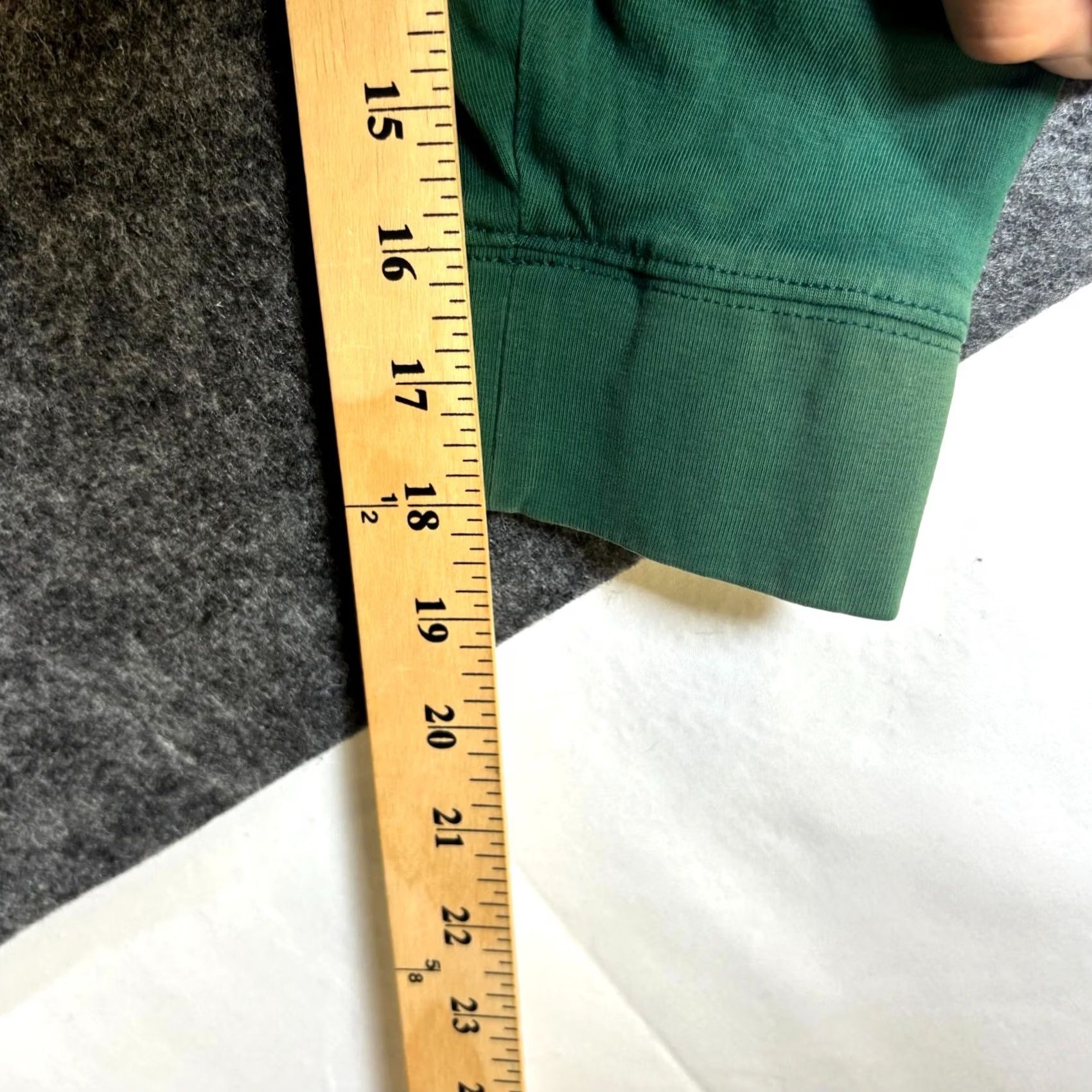 Vintage L.L. Bean T-Shirt Men's XL Green Cotton Henley Casual Button Outdoor Size US XL / EU 56 / 4 - 4 Thumbnail