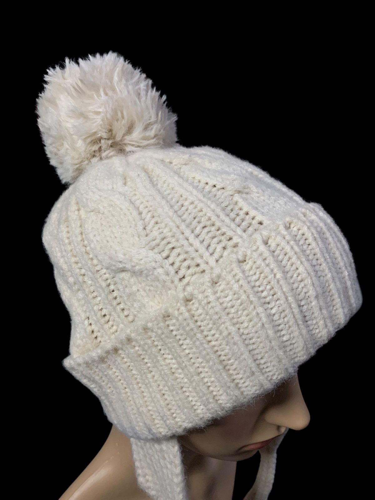 Designer × Japanese Brand × Kapital Crochet Earflap Beany Hat Size ONE SIZE - 3 Thumbnail