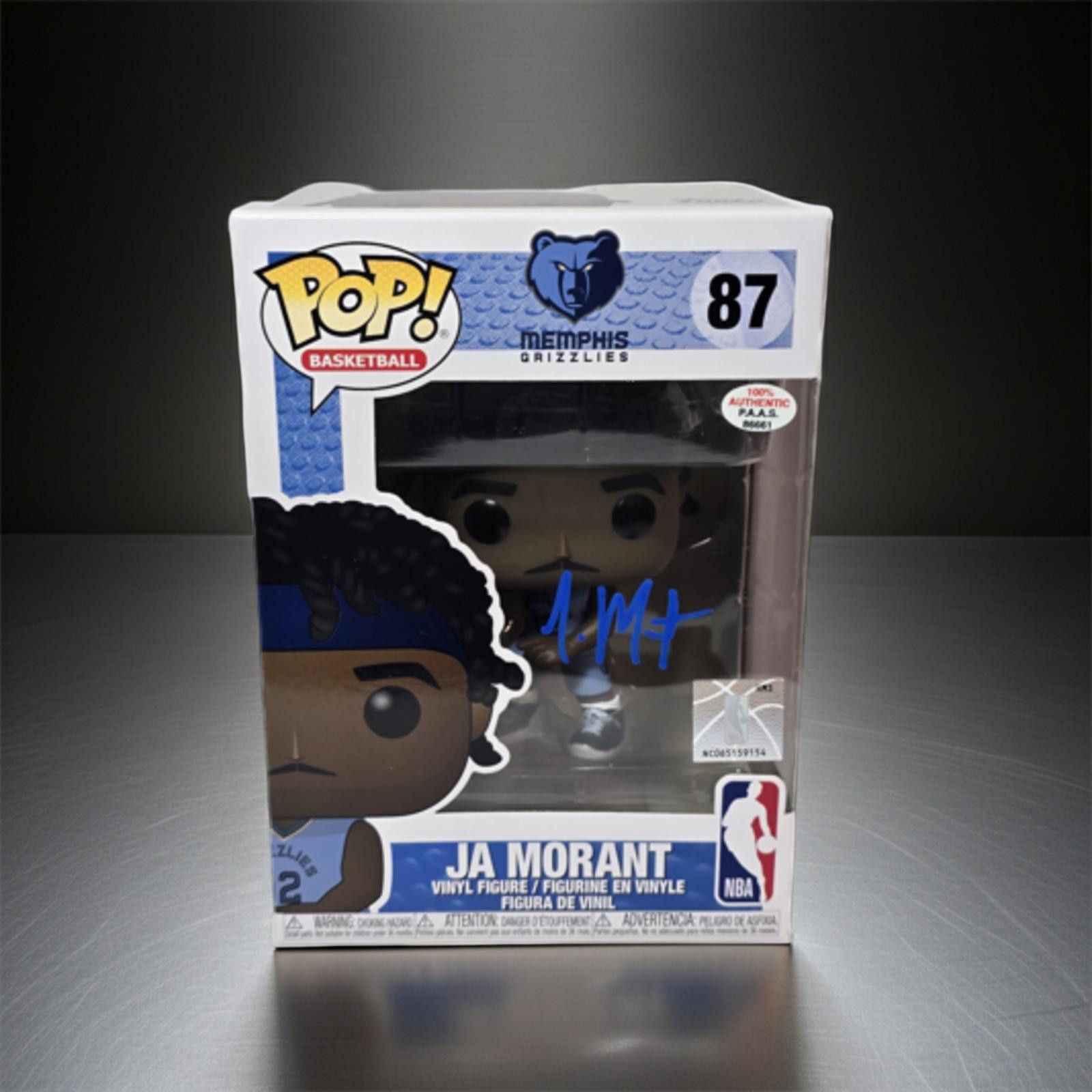 Other Ja Morant of the Memphis Grizzlies signed Funko Pop COA Size ONE SIZE - 1 Thumbnail