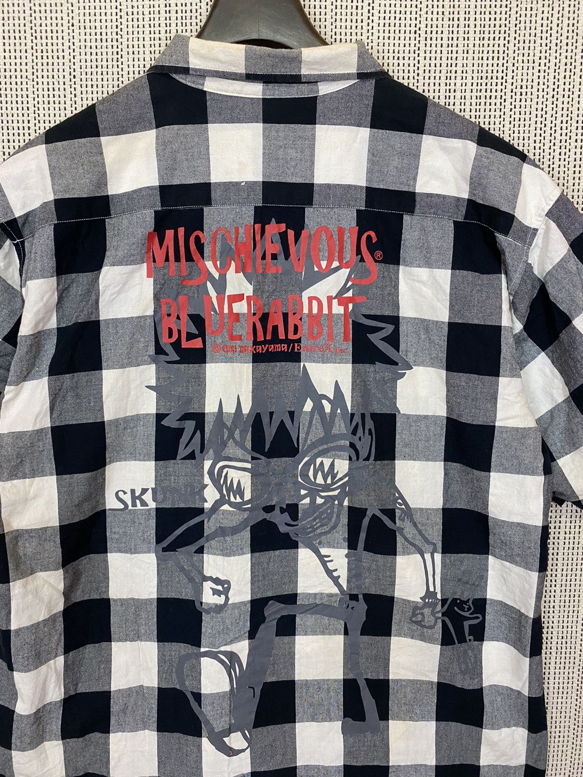 Anime × Japanese Brand × Vintage Mischievous big printed shirt button ups Size US L / EU 52-54 / 3 - 5 Thumbnail