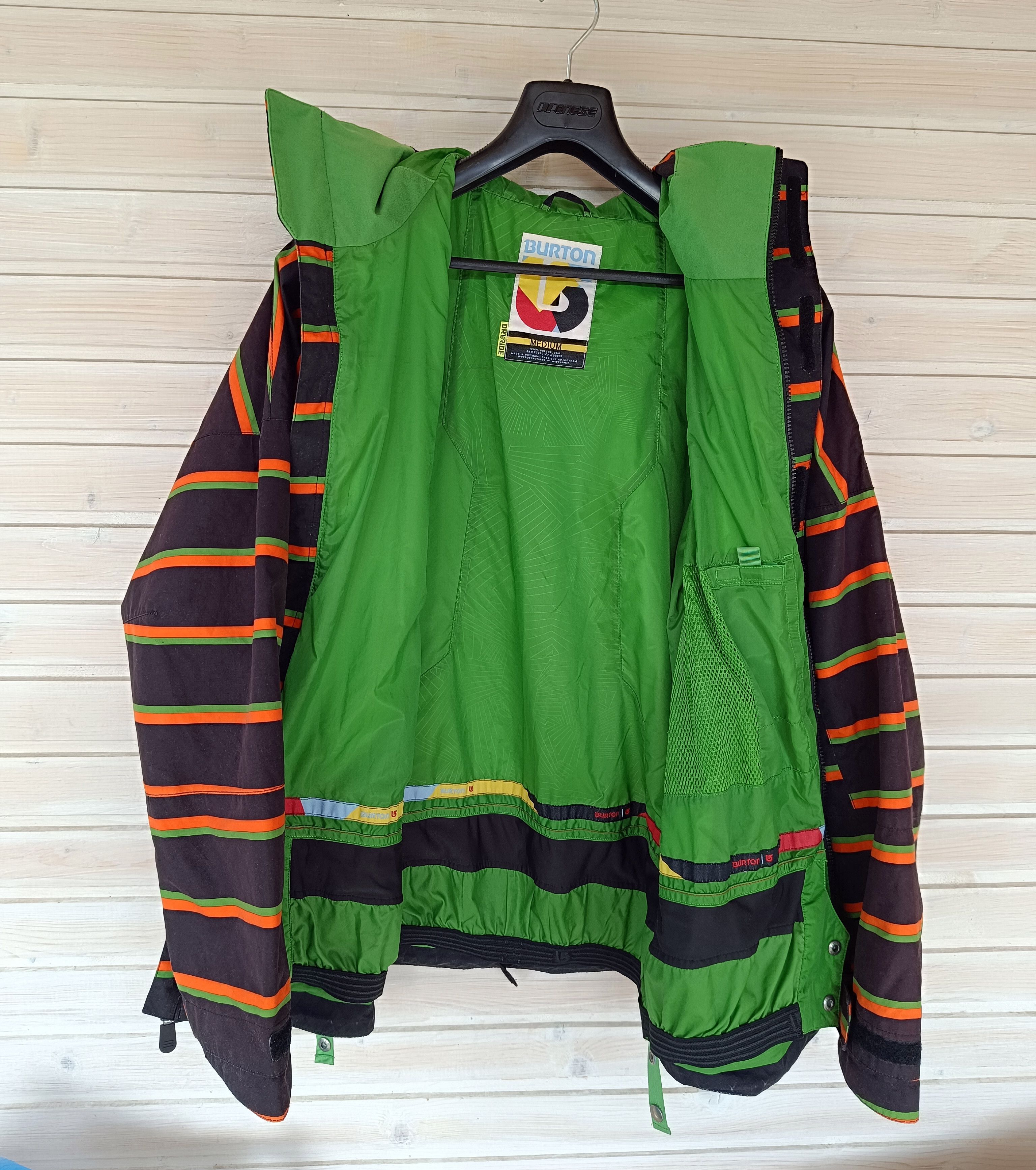 Burton BURTON Dryride Launch Striped Ski Snowboard Winter Jacket M Size US M / EU 48-50 / 2 - 6 Thumbnail