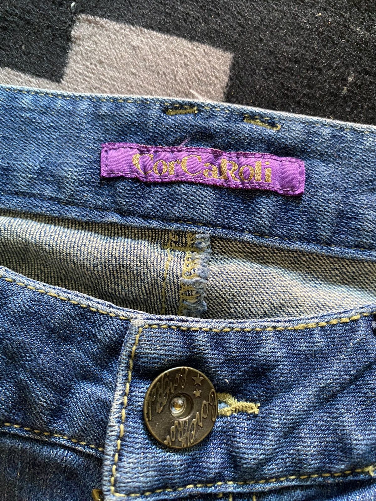 Tornado Mart corcaroli studed flared zebra denim pants Size US 30 / EU 46 - 6 Thumbnail