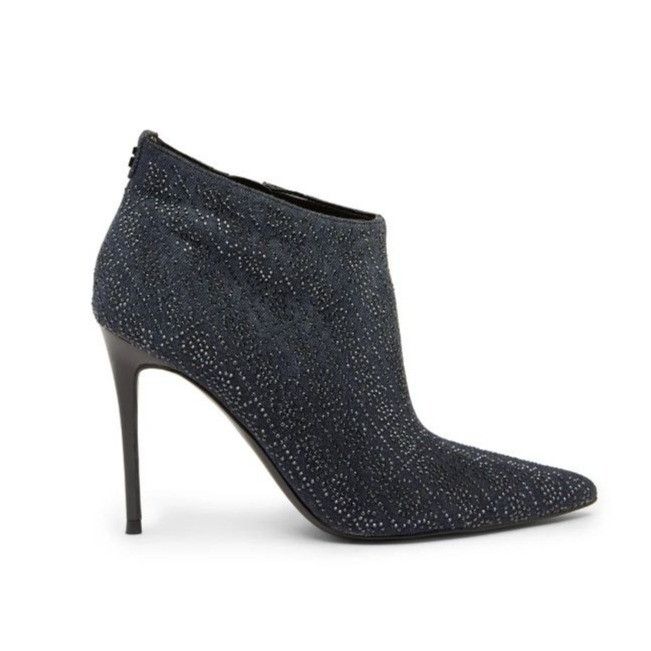 Guess GUESS Fazzie Black Shimmer Stiletto Ankle Booties Pointed To Size US 9.5 / IT 39.5 - 2 Thumbnail