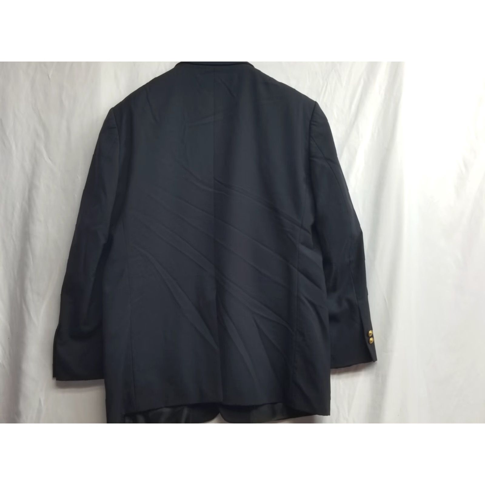 Polo Ralph Lauren Polo Ralph Lauren Blazer Shirt Men 44R Navy Blue Virgin Wool Button Up Blazer Mens 44R Blues Size US XXL / EU 58 / 5 - 2 Thumbnail