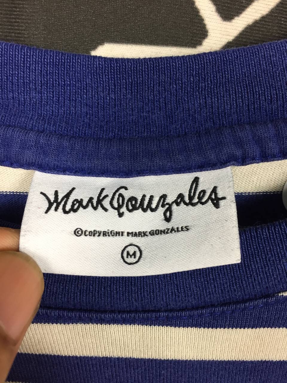 Other Vtg Mark Gonzales Skateboard Striped Longsleeve Tee Size US M / EU 48-50 / 2 - 10 Thumbnail