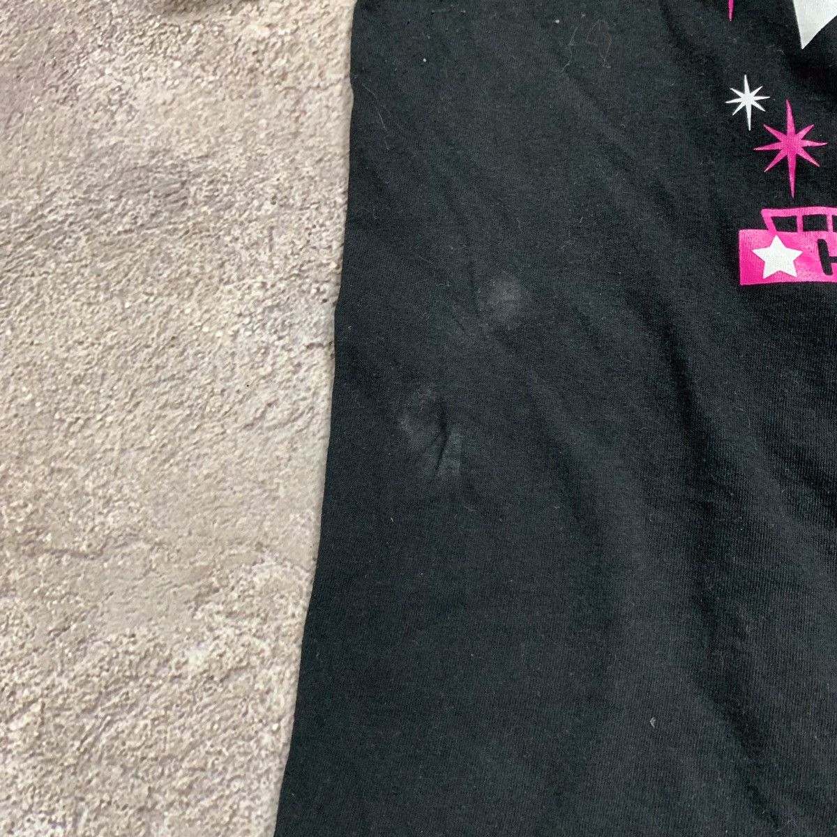 Vintage Vintage Y2K Hello Kitty Graphic Tee Pink Black Rave Washed S Size S / US 4 / IT 40 - 5 Thumbnail