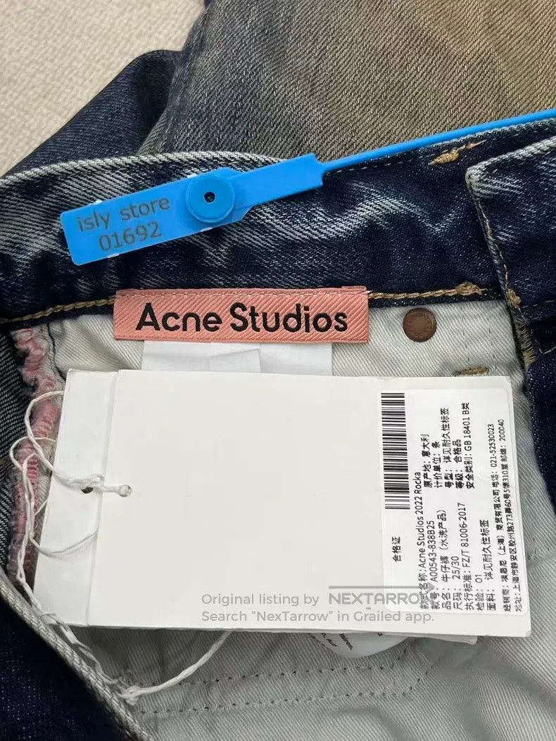 Acne Studios Acne Studios 2022F Retro Washed Colorful High-Waisted Jean Size 25" / US 0 / IT 36 - 4 Thumbnail