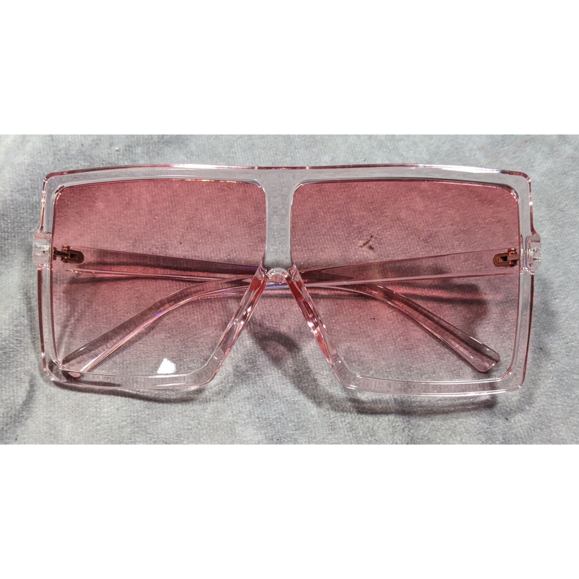 Other Olivia Danielle Collection Pink Oversized Translucent Sungla Size ONE SIZE - 2 Thumbnail