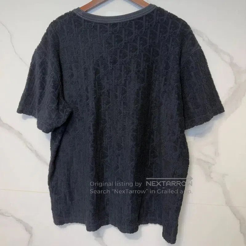 Dior Dior Dark Blue Logo Short Sleeve T-Shirt . Size US L / EU 52-54 / 3 - 2 Thumbnail