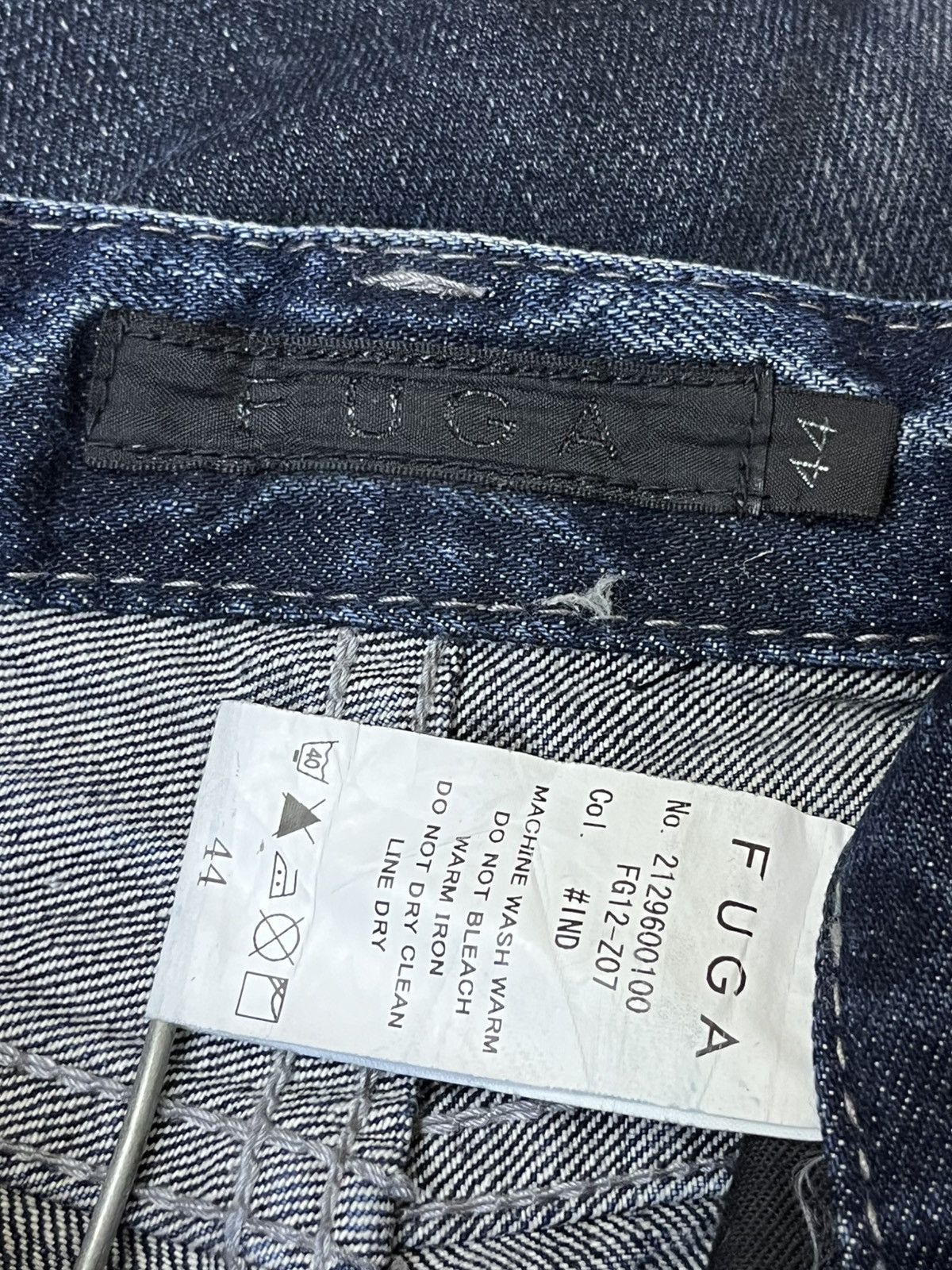 GOSTAR DE FUGA Japanese fashion FUGA/GOSTAR DE FUGA whiskers flared jeans Size US 31 - 19 Thumbnail