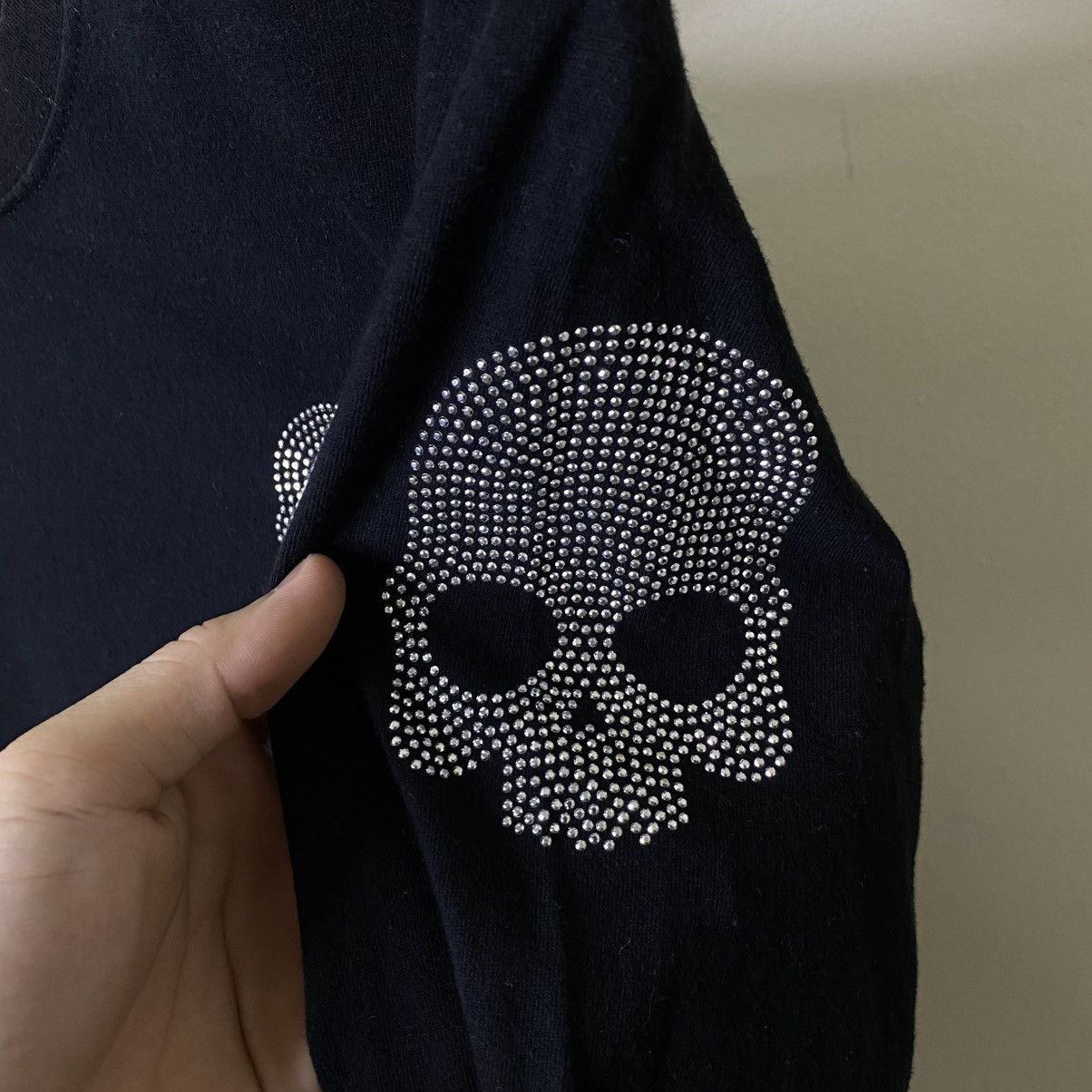 HYDROGEN Swarovski Skulls Seditonaries Cyber Gothic Punk Grunge LGB Size US S / EU 44-46 / 1 - 4 Thumbnail