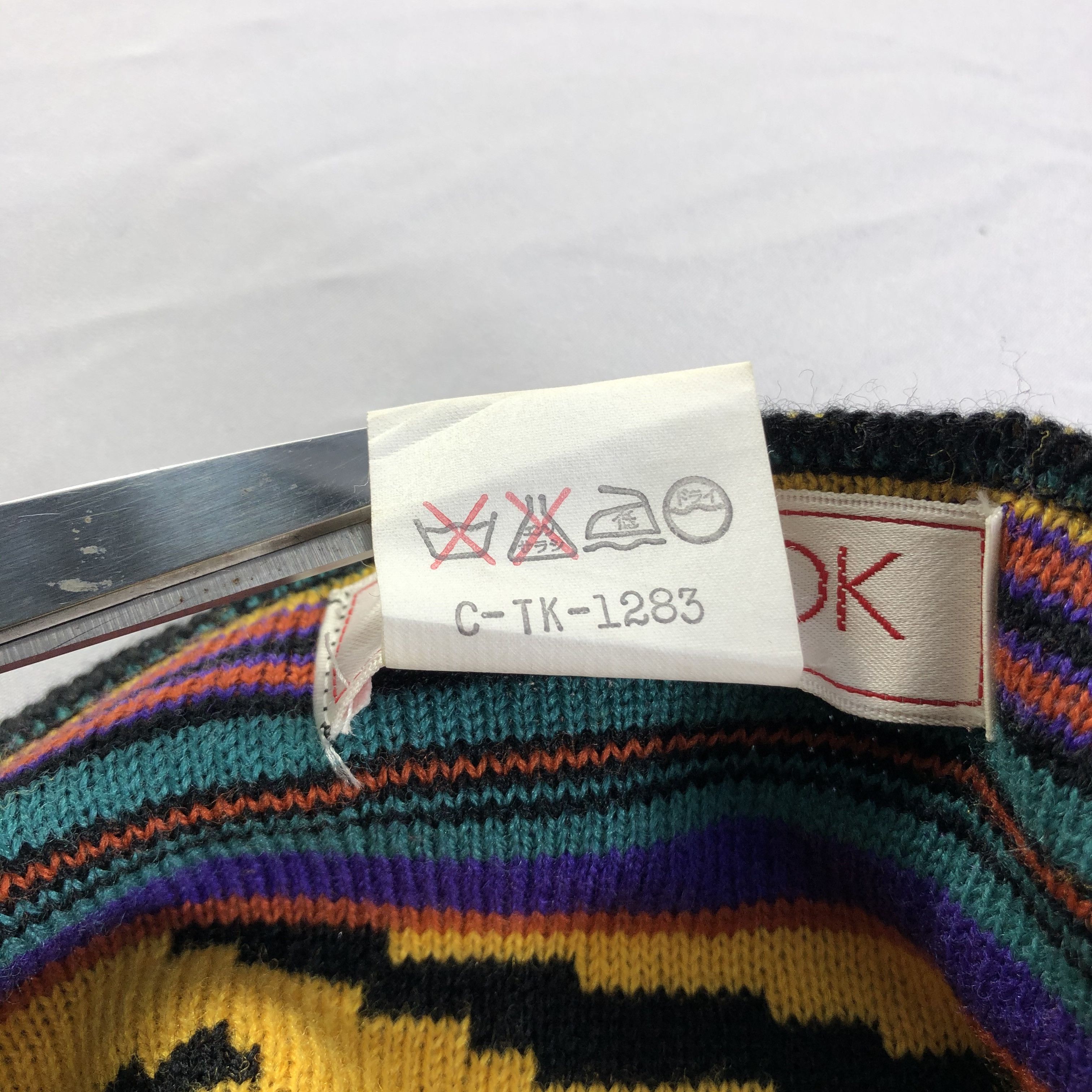 Vintage Chacok Navajo Wool Scarf Muffler Neckwear V2567 Size ONE SIZE - 6 Thumbnail
