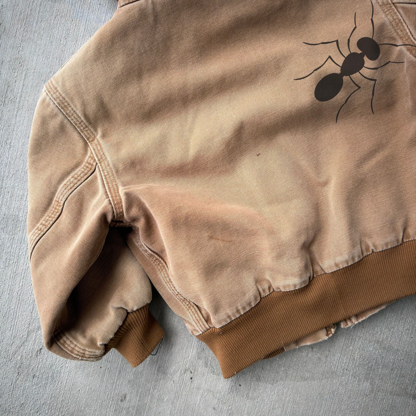 Carhartt × Vintage Carhartt YOUTH YJ130 brown hooded work wear jacket Size US XXS / EU 40 - 7 Thumbnail