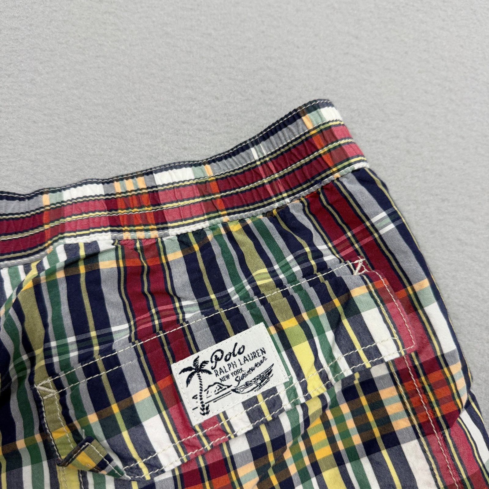 Polo Ralph Lauren Vintage Polo Ralph Lauren Plaid Swim Trunks 2XL Plaid Size US 38 / EU 54 - 9 Thumbnail
